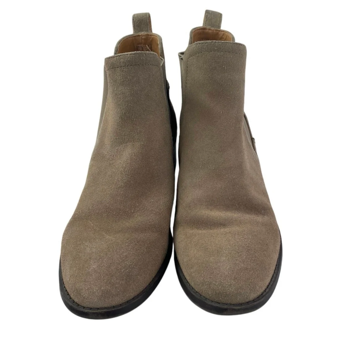 Steve Madden Dicey Women's Brown Tan Suede Leather Chelsea Ankle Boots Size 7.5 - Image 2
