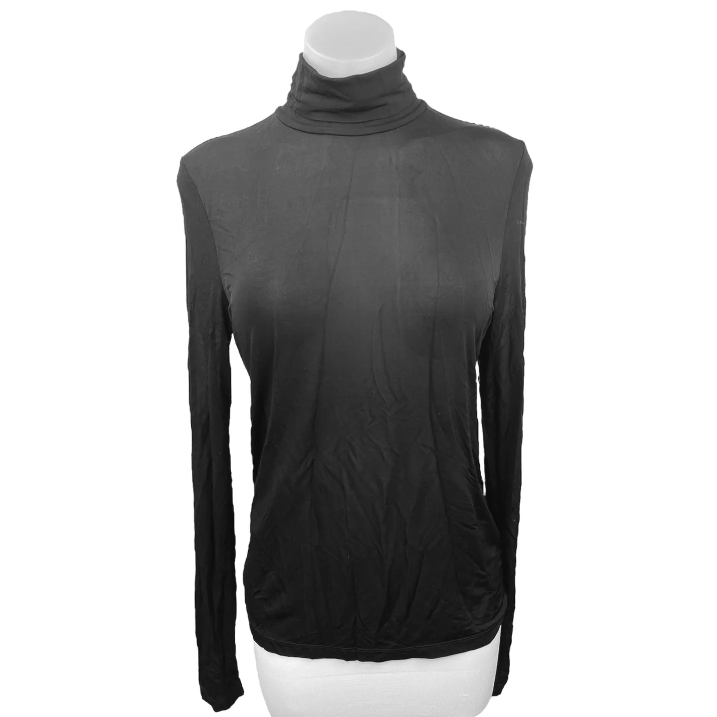 Stockholm Atelier & Other Stories Black Sheer Mesh Long Sleeve T-Shirt Top Sz 4