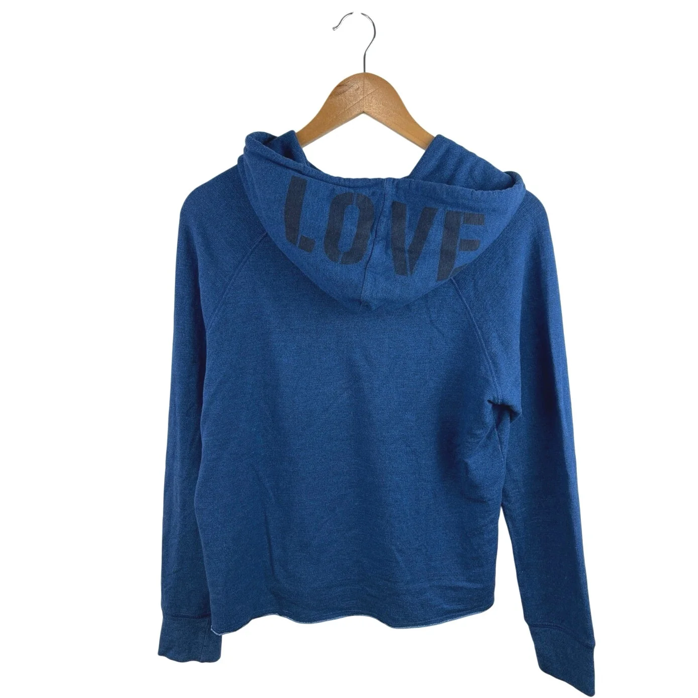 Sundry Women's Blue Knitted Hoodie Hooded Sweatshirt & Sweat Pants Lounge Set 2 - Image 3