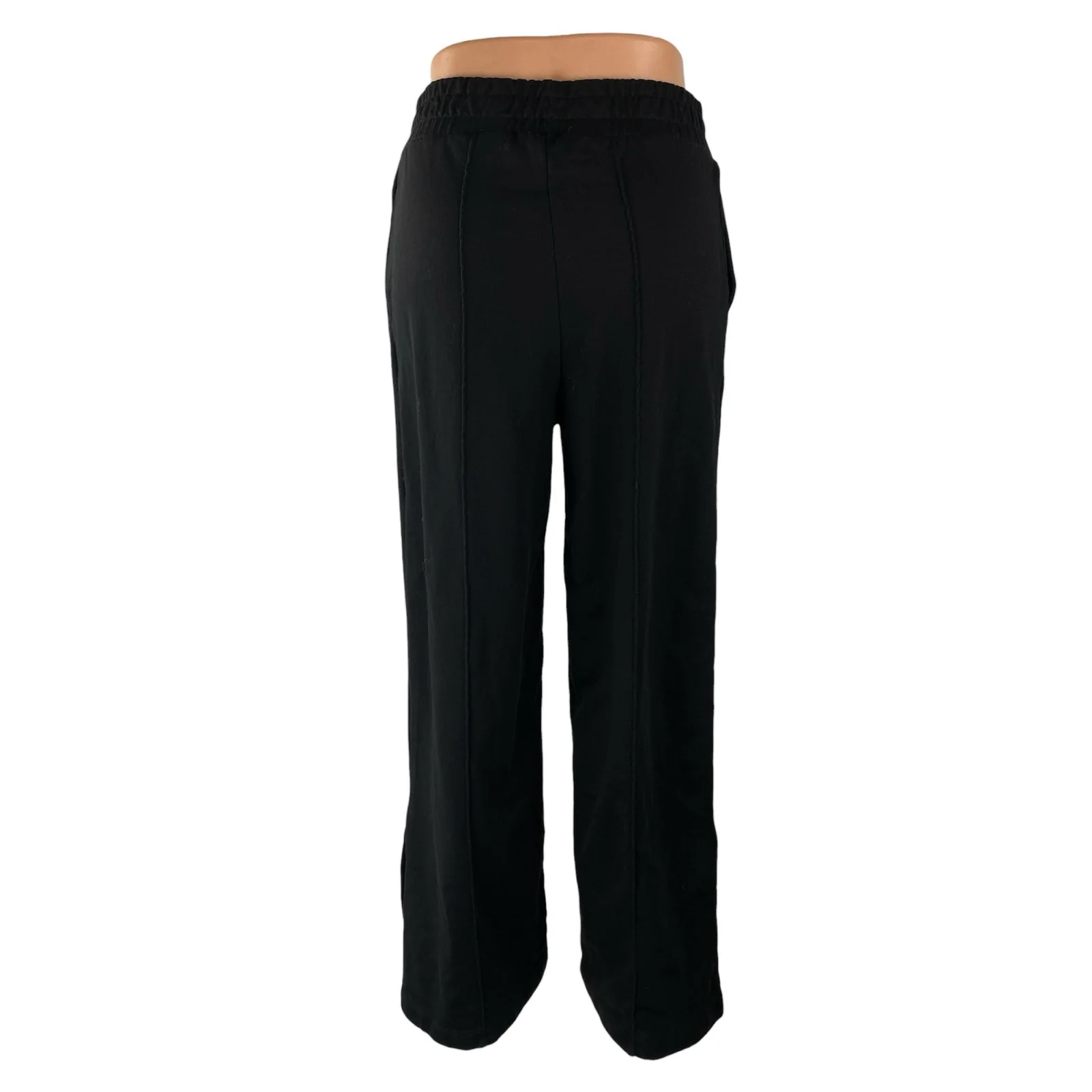 Sweaty Betty Women's Black High Waisted Wide Leg Baggy Trousers Pants Size 6 - Image 4