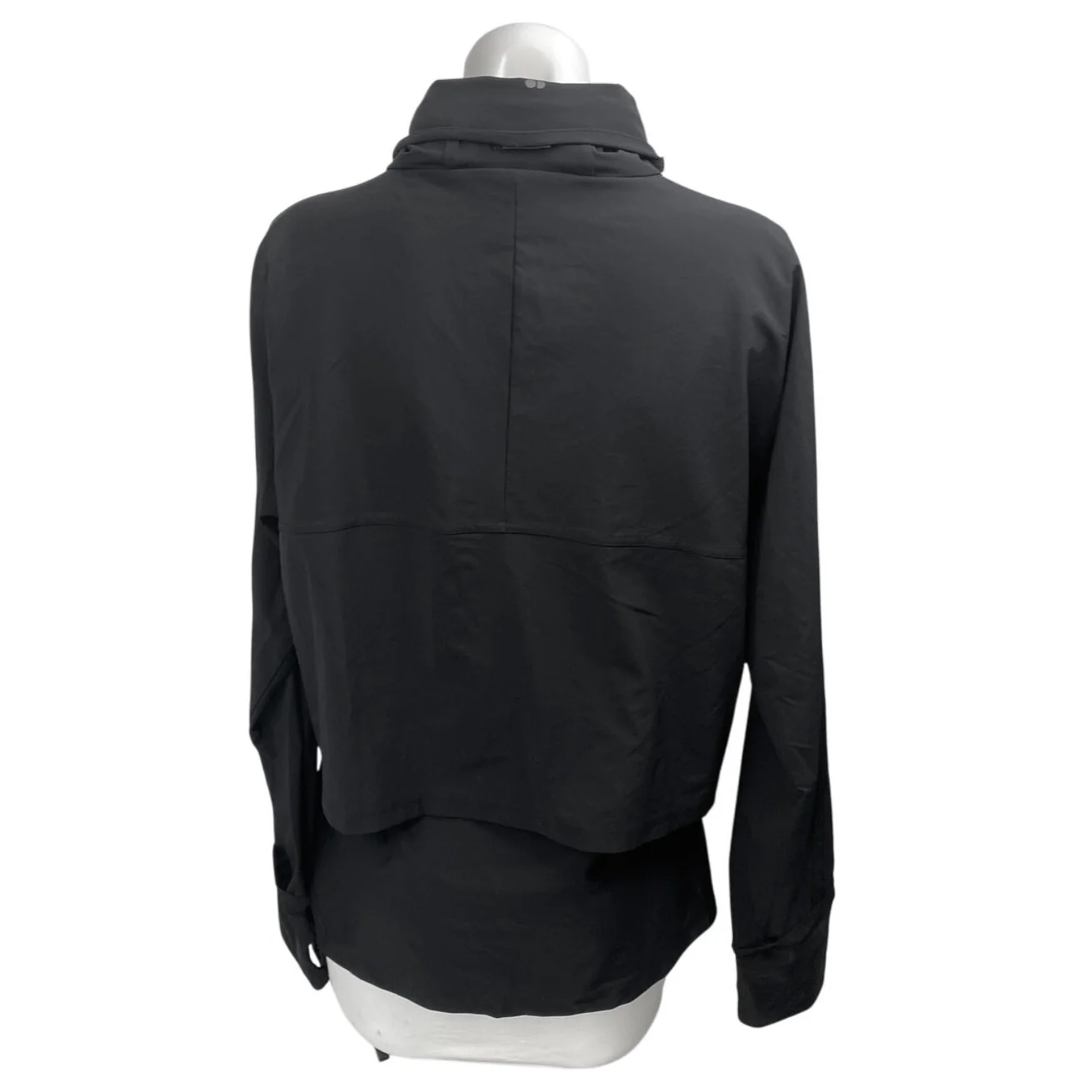 Sweaty Betty Women's Black Long Sleeve Full Zip Athletic Track Jacket Size L - Image 2
