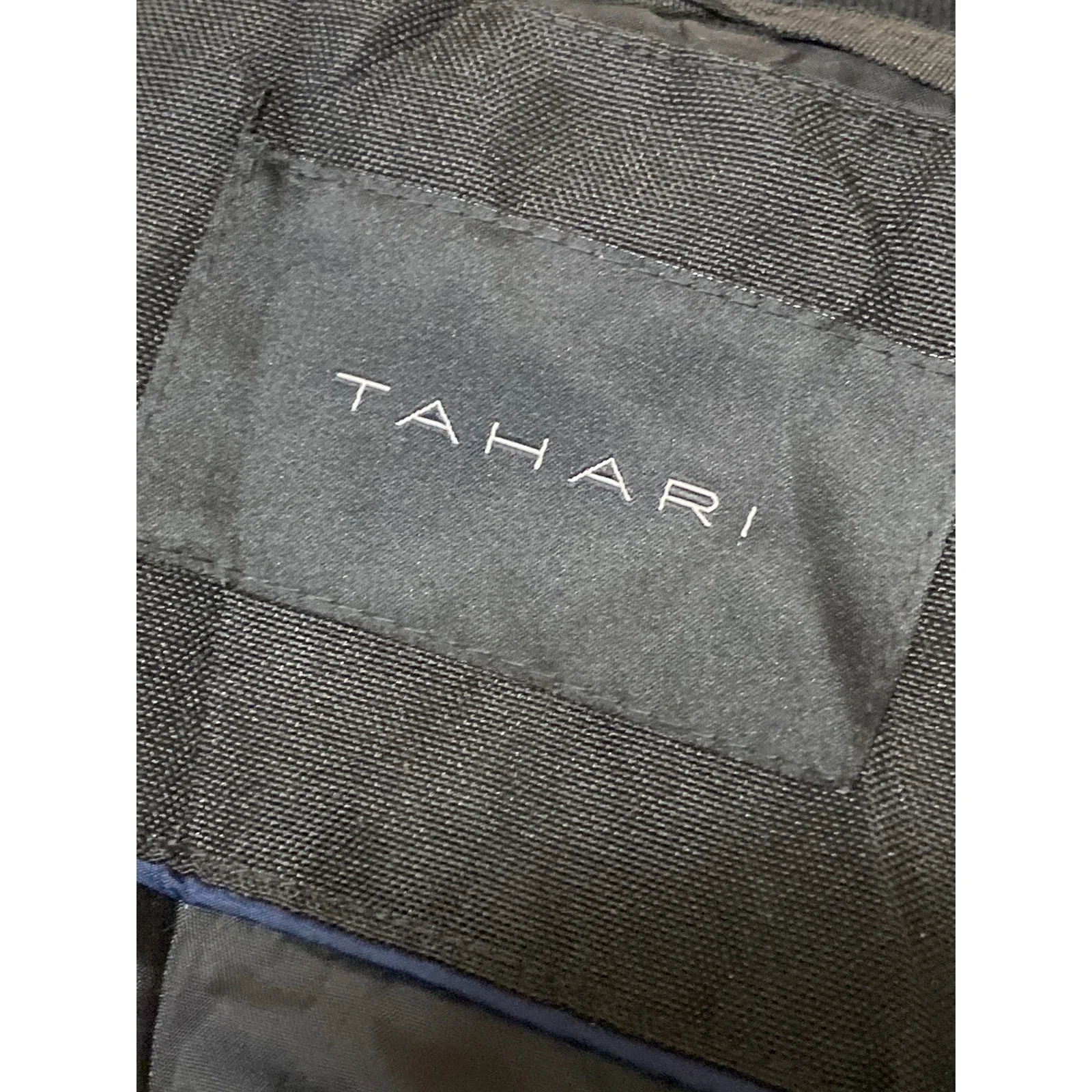 Tahari Men's Black Wool Detachable Hood Hoodie Full Zip Waterproof Jacket Sz XXL - Image 4