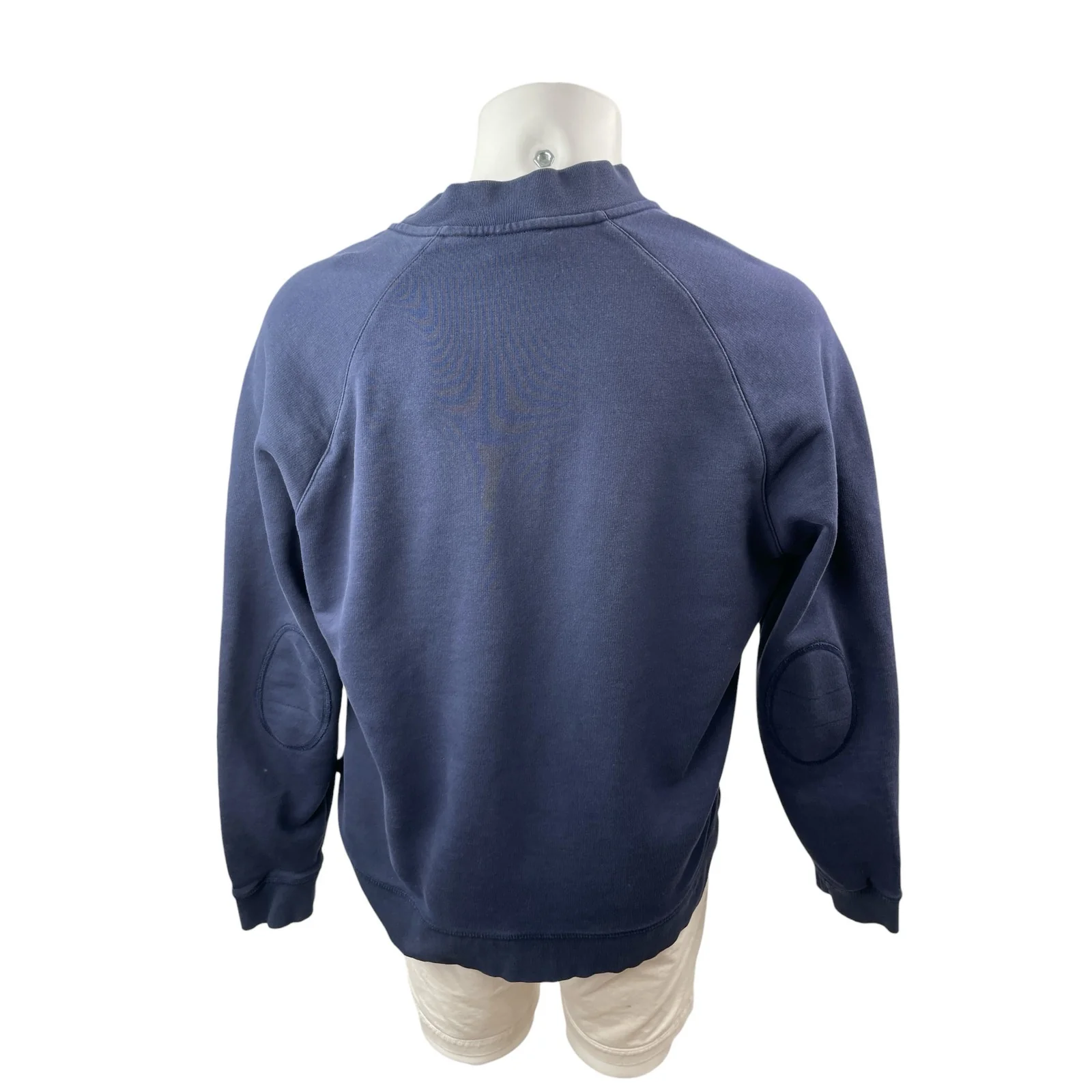 Ted Baker Men's Navy Blue Mock Neck Long Sleeve Henley Sweater Sweatshirt Top 6 - Image 4
