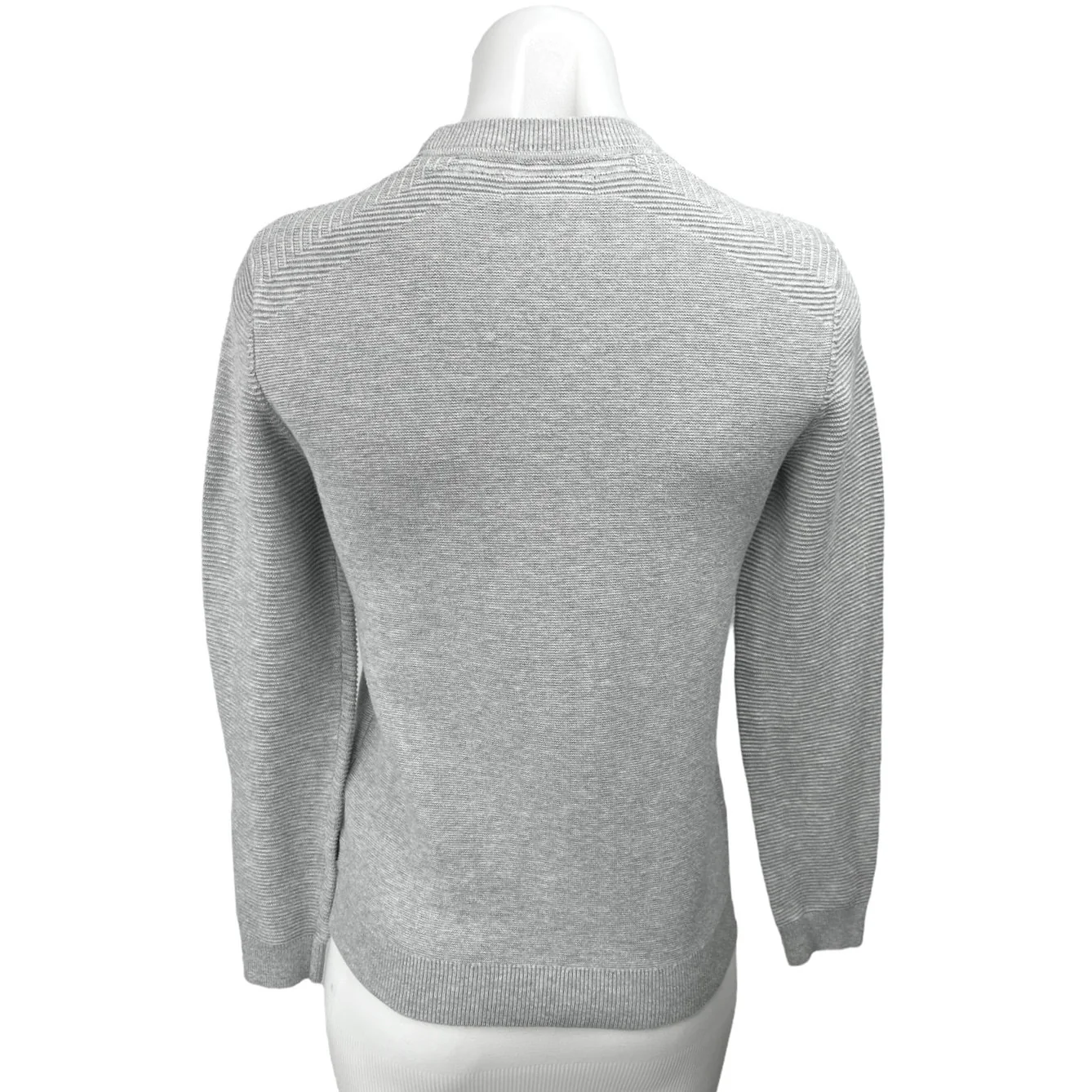 Ted Baker Women's Light Gray Mock Neck Oversized Pullover Sweater Top Size 1 - Image 2