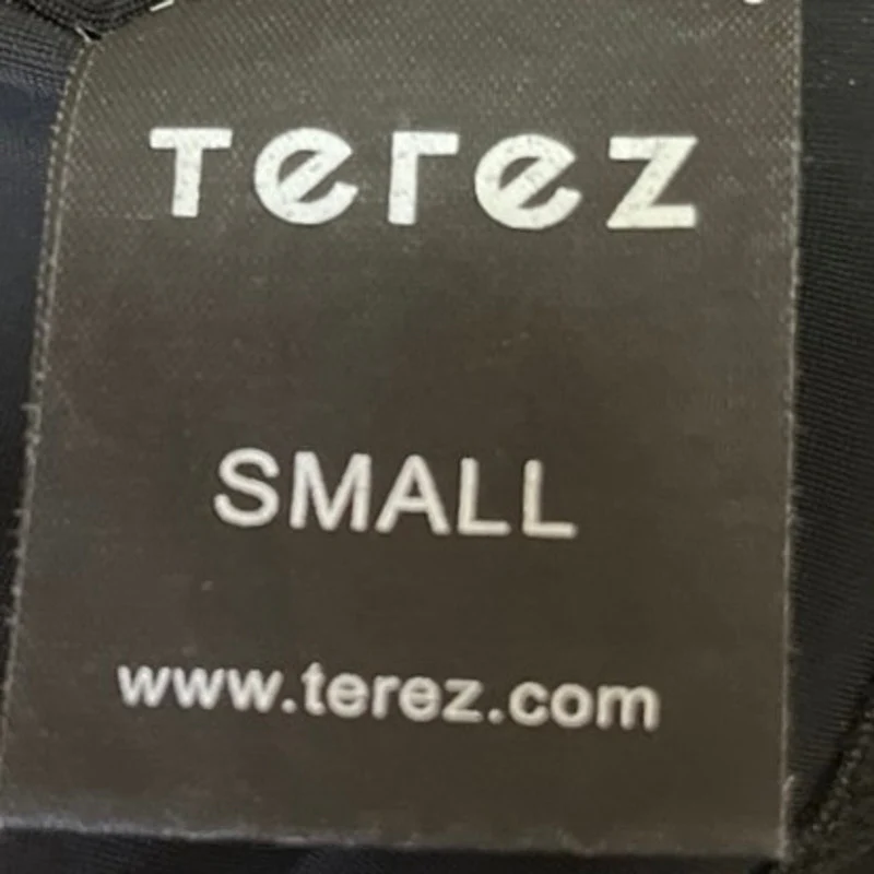 Terez Black White Starburst Print Racerback Activewear Fitness Sports Bra Size S - Image 3
