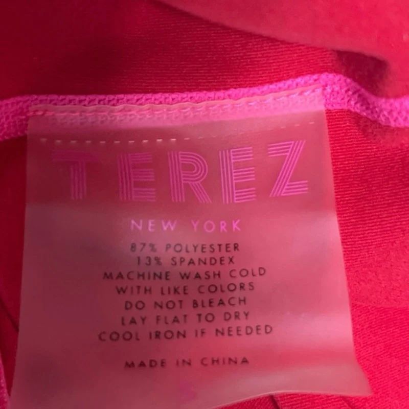 Terez Red Pink Colorblock Scoop Neck Activewear Fitness Yoga Gym Tank Top Size S - Image 3