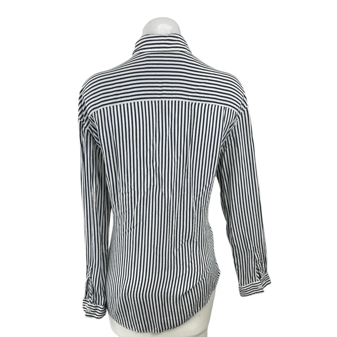 The Kooples James Stripe Collared Long sleeve Button Down Shirt Blouse Top Sz 1 - Image 3