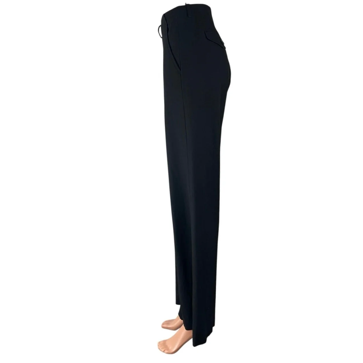 The Limited Women's Black High Rise Flare Bootcut Career Trousers Pants Size 10 - Image 3