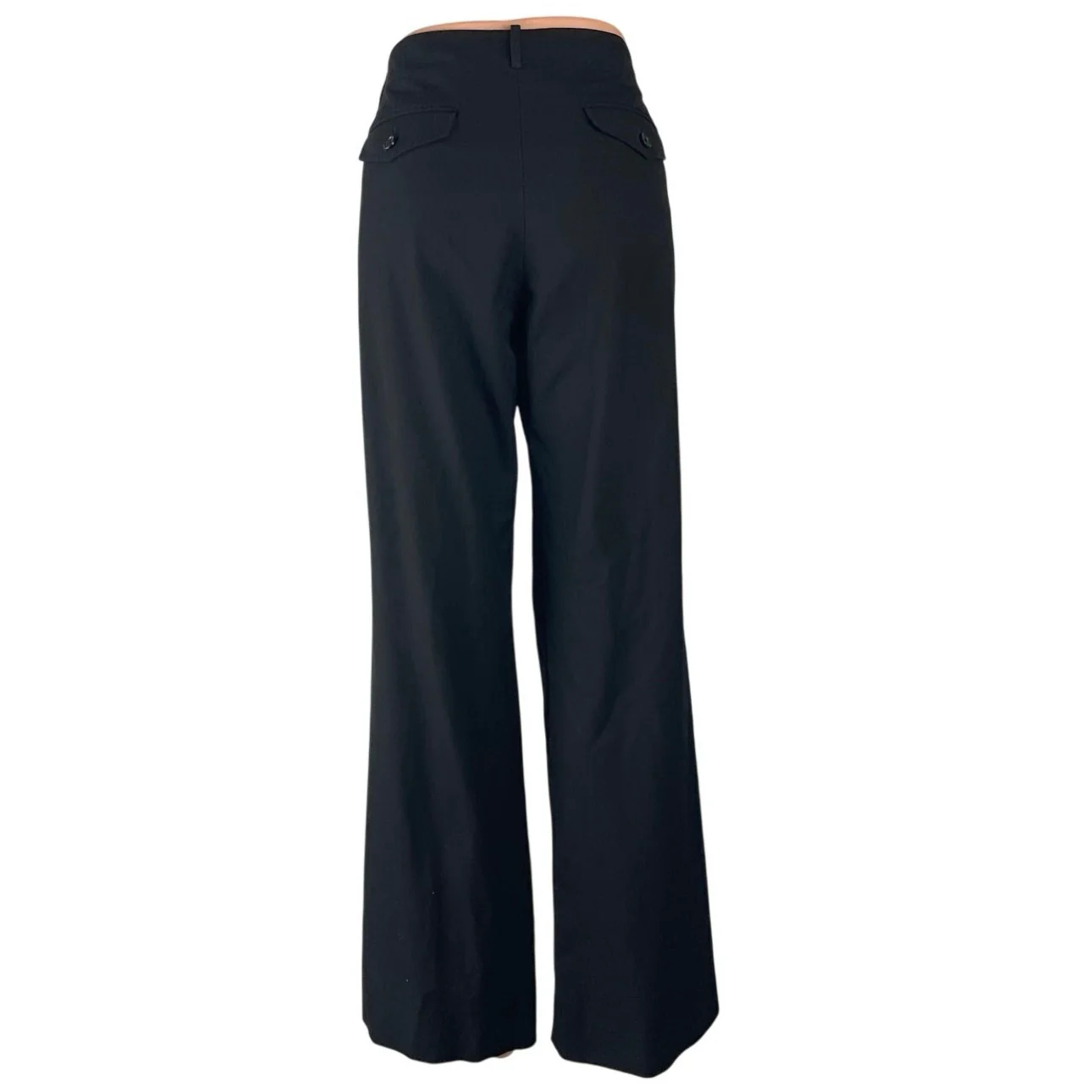 The Limited Women's Black High Rise Flare Bootcut Career Trousers Pants Size 10 - Image 4