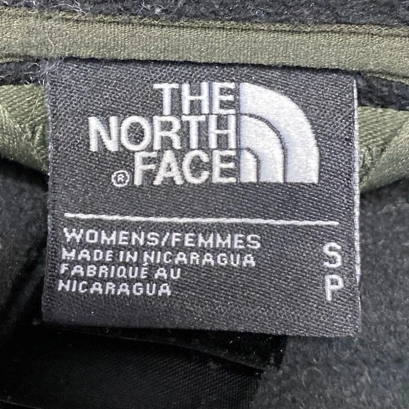 The North Face Apex Bionic Green Hoodie Hooded Tie Waist Trench Coat Jacket Sz S - Image 4