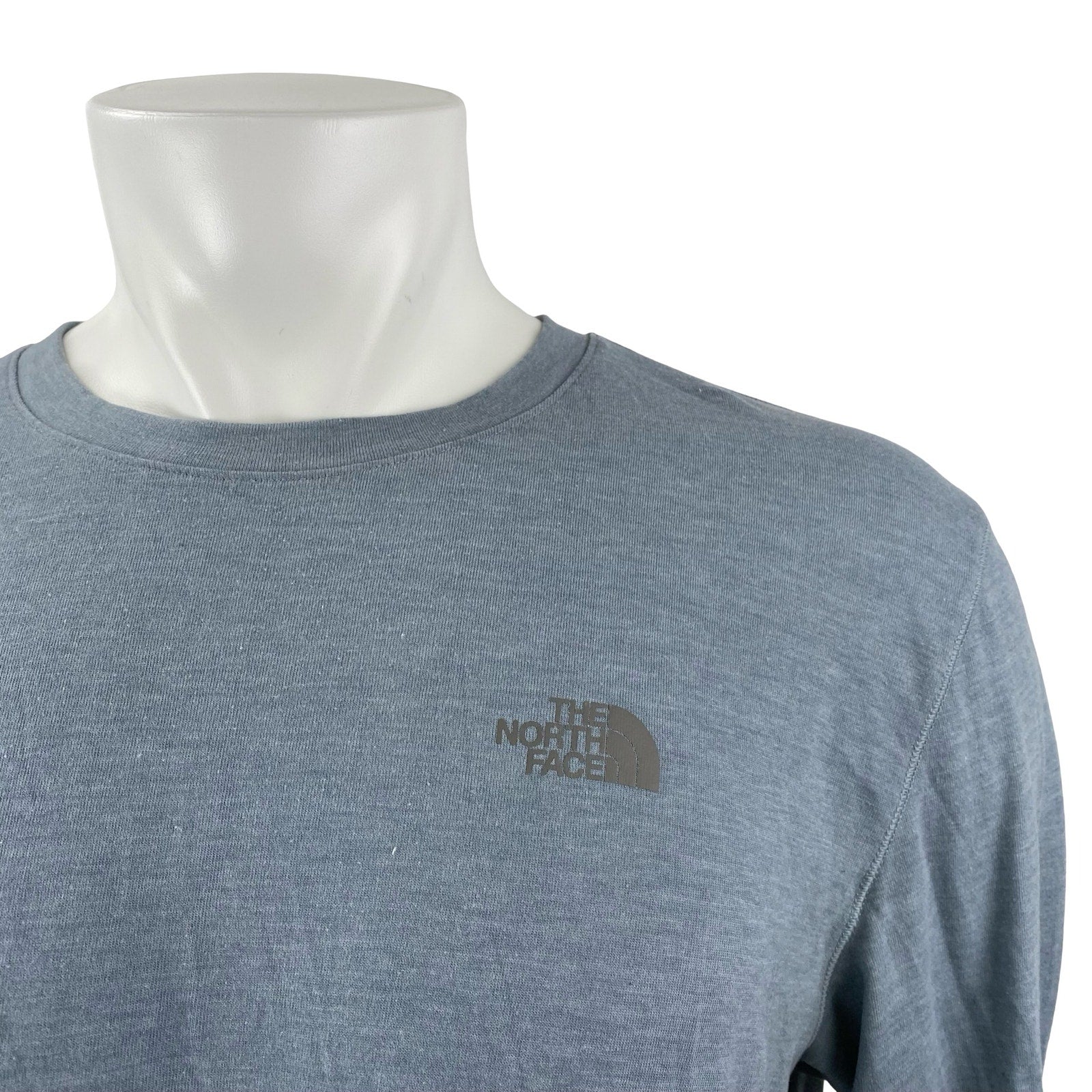 The North Face Gray Crew Neck Long Sleeve Sweater Sweatshirt Tee T-Shirt Top XL - Image 2