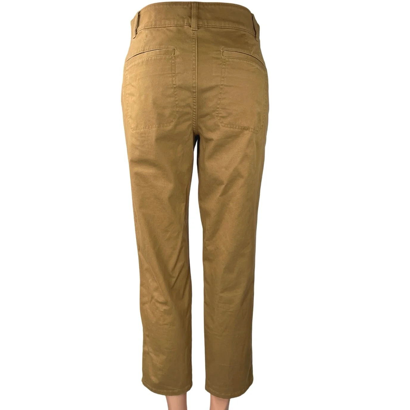 The North Face Motion XD Brown Tan Straight Crop Ankle Chino Trousers Pants 4 - Image 3