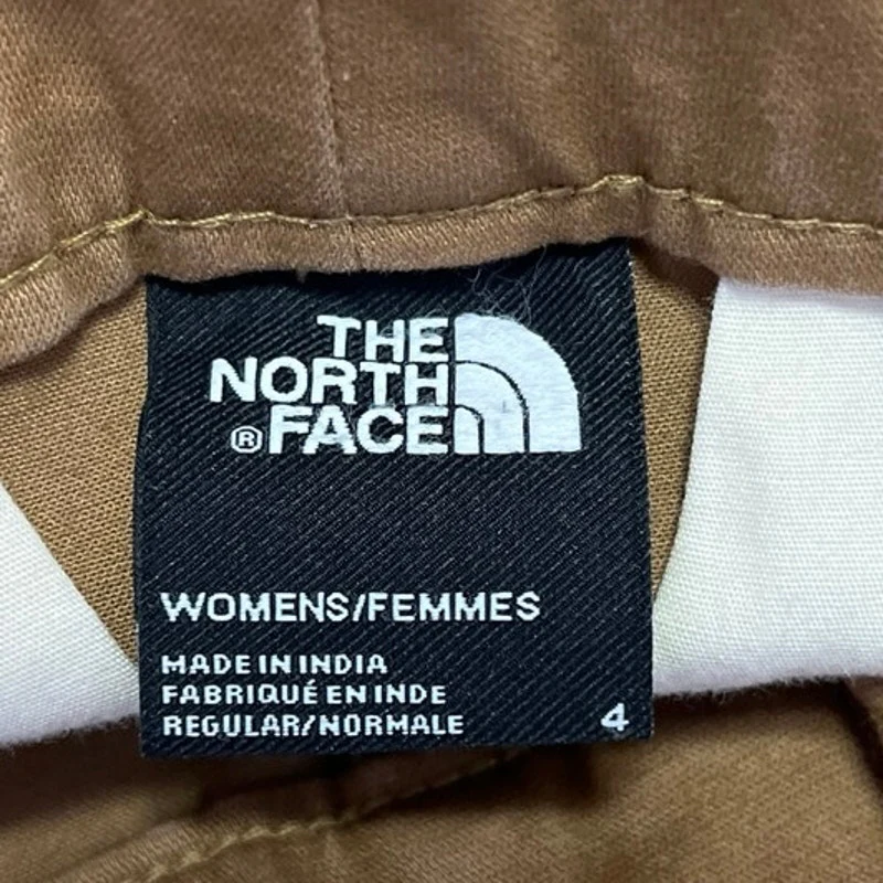 The North Face Motion XD Brown Tan Straight Crop Ankle Chino Trousers Pants 4 - Image 4