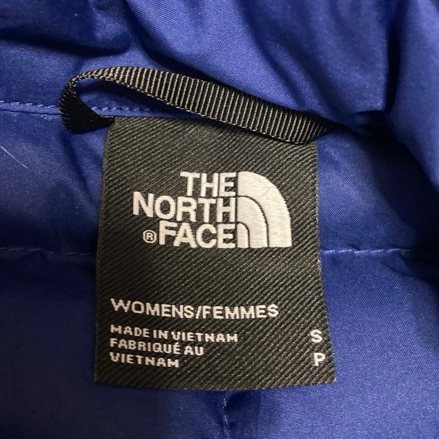 The North Face Thermoball Eco 2.0 Women's Blue Full zip Quilted Coat Jacket Sz S - Image 3