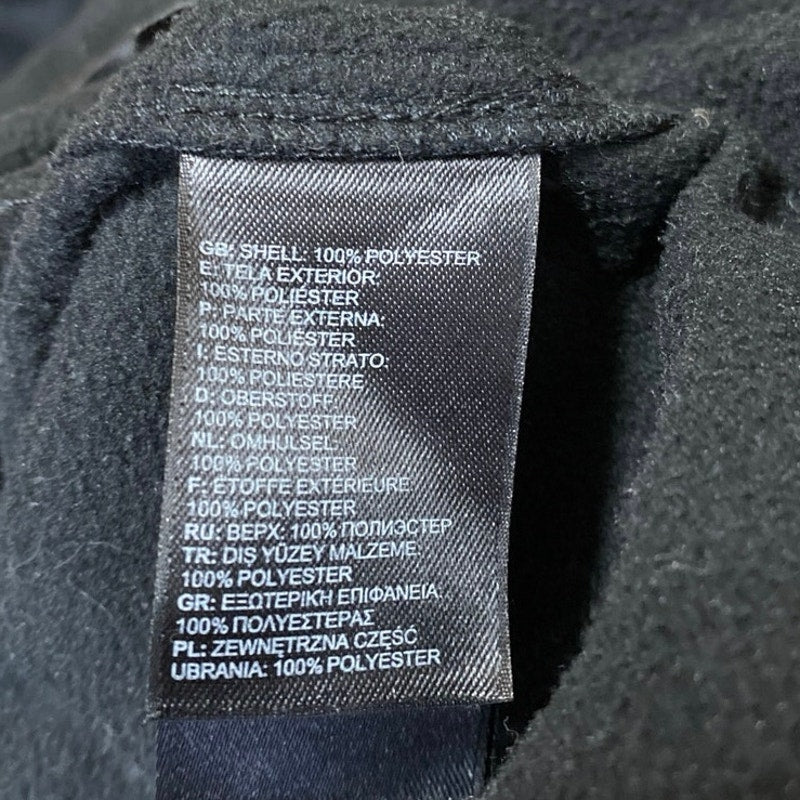 The North Face Women's Black Fleece Full Zip Collared Long Sleeve Coat Jacket S - Image 4