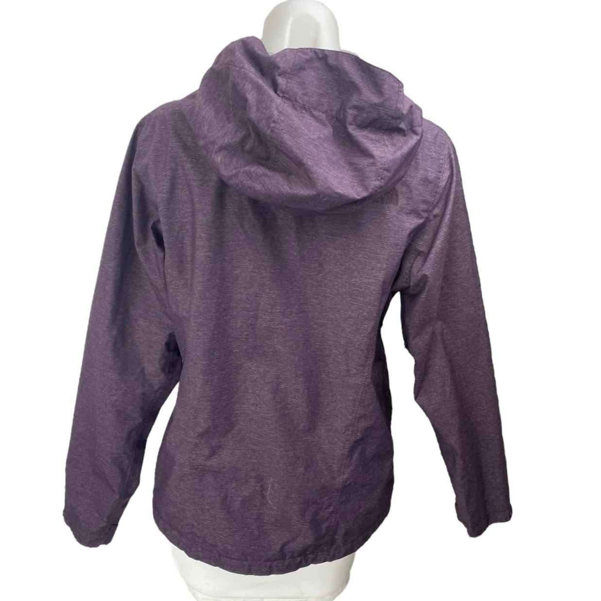 The North Face Women's Purple Long Sleeve Hoodie Hooded Rain Coat Jacket Size S - Image 2