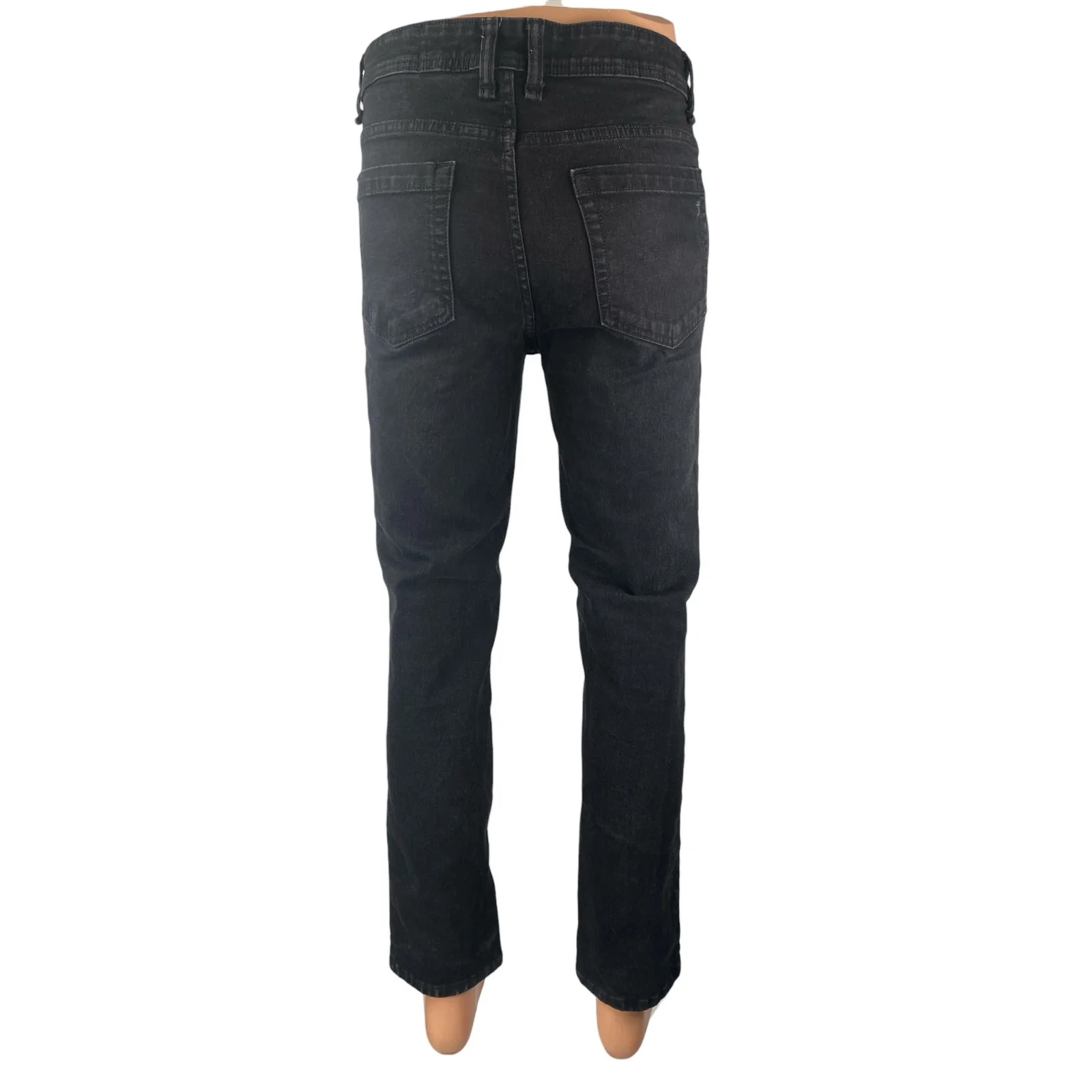 The Perfect Jean Mens Black High Rise Slim Fit Skinny Denim Jeans Pants Size 31 - Image 2