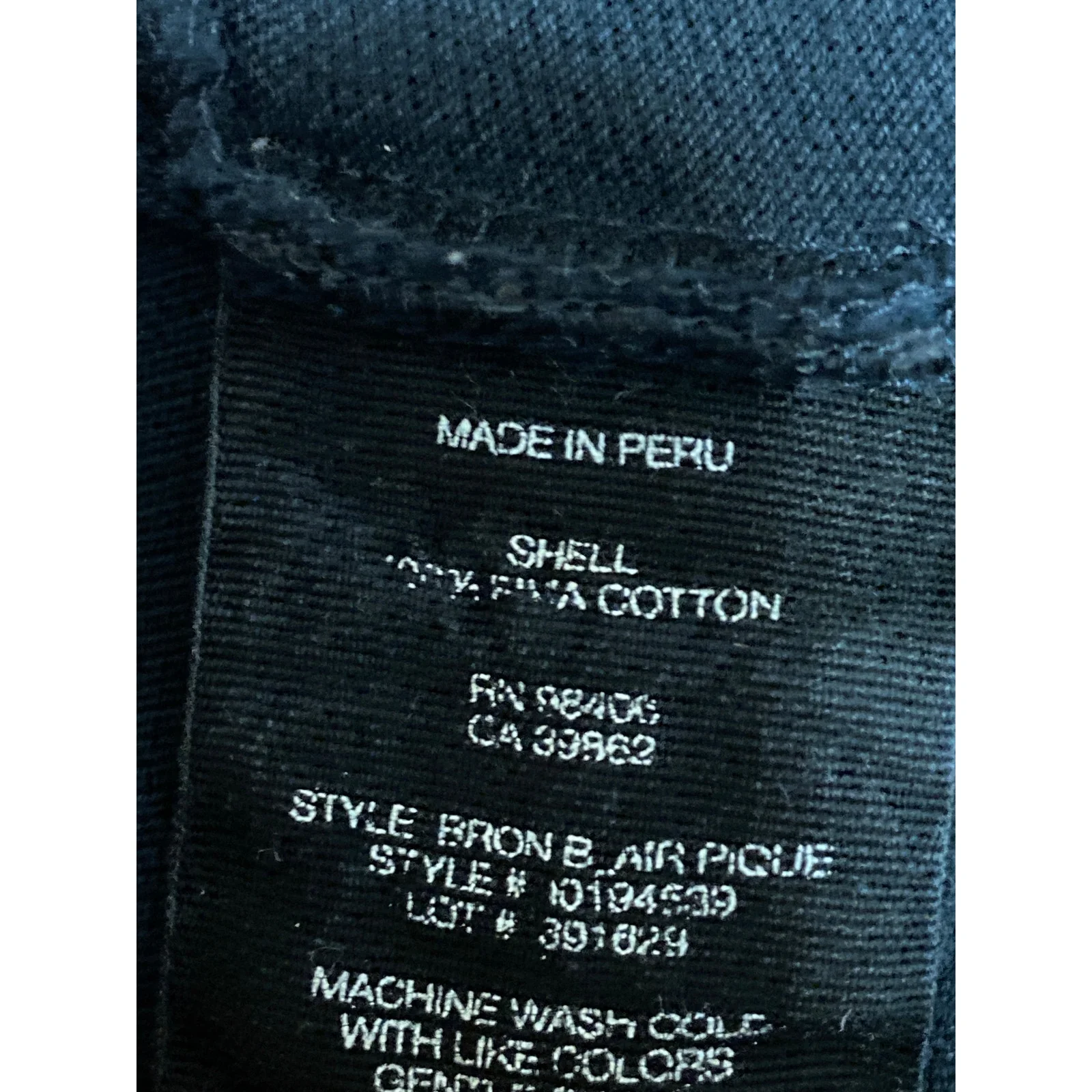 Theory Bron B Air Pique Mens Blue Short Sleeve Collared Golf Polo Shirt Top Sz M - Image 4