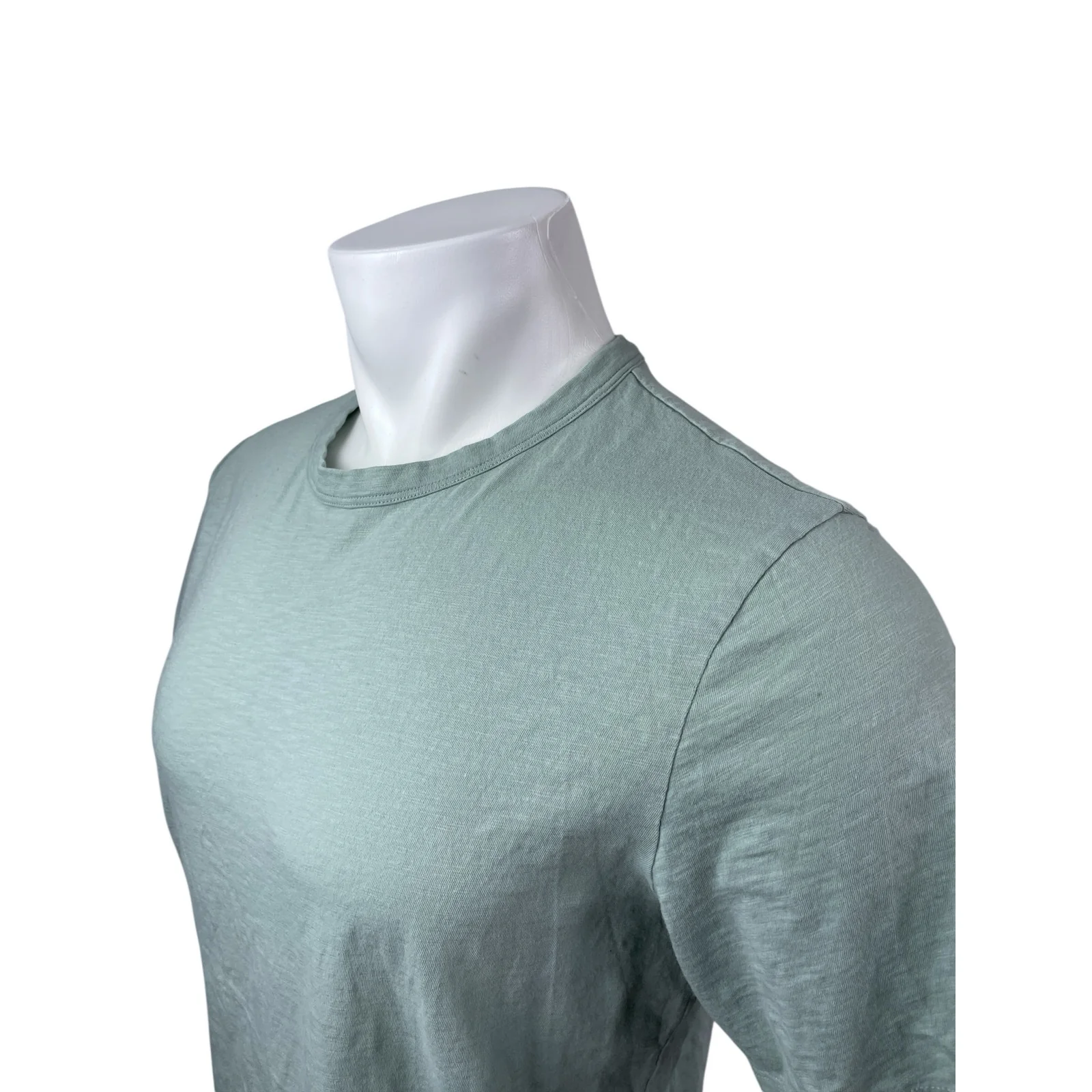 Theory Essential Men's Green Short Sleeve Crew Neck Slim Basic Tee T-Shirt Top M - Image 2