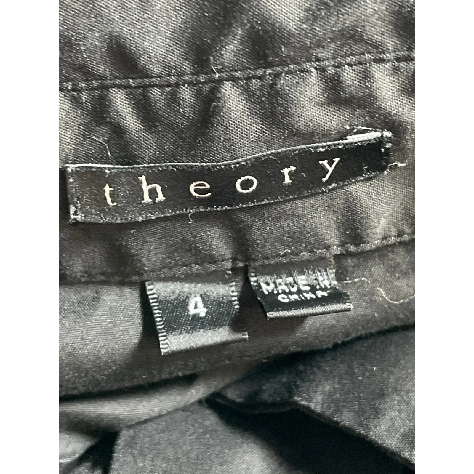 Theory Women's Black Sleeveless Pintucked Button Front Fit & Flare Mini Dress 4 - Image 5