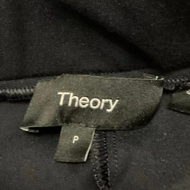 Theory Women's Navy Blue Mid Rise Ankle Pull On Casual Leggings Pants Size S - Image 4