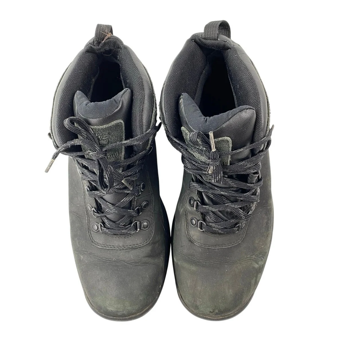 Timberland Flume Mens Black Lace Up Round Toe Mid Top Waterproof Hiking Boots 11 - Image 3