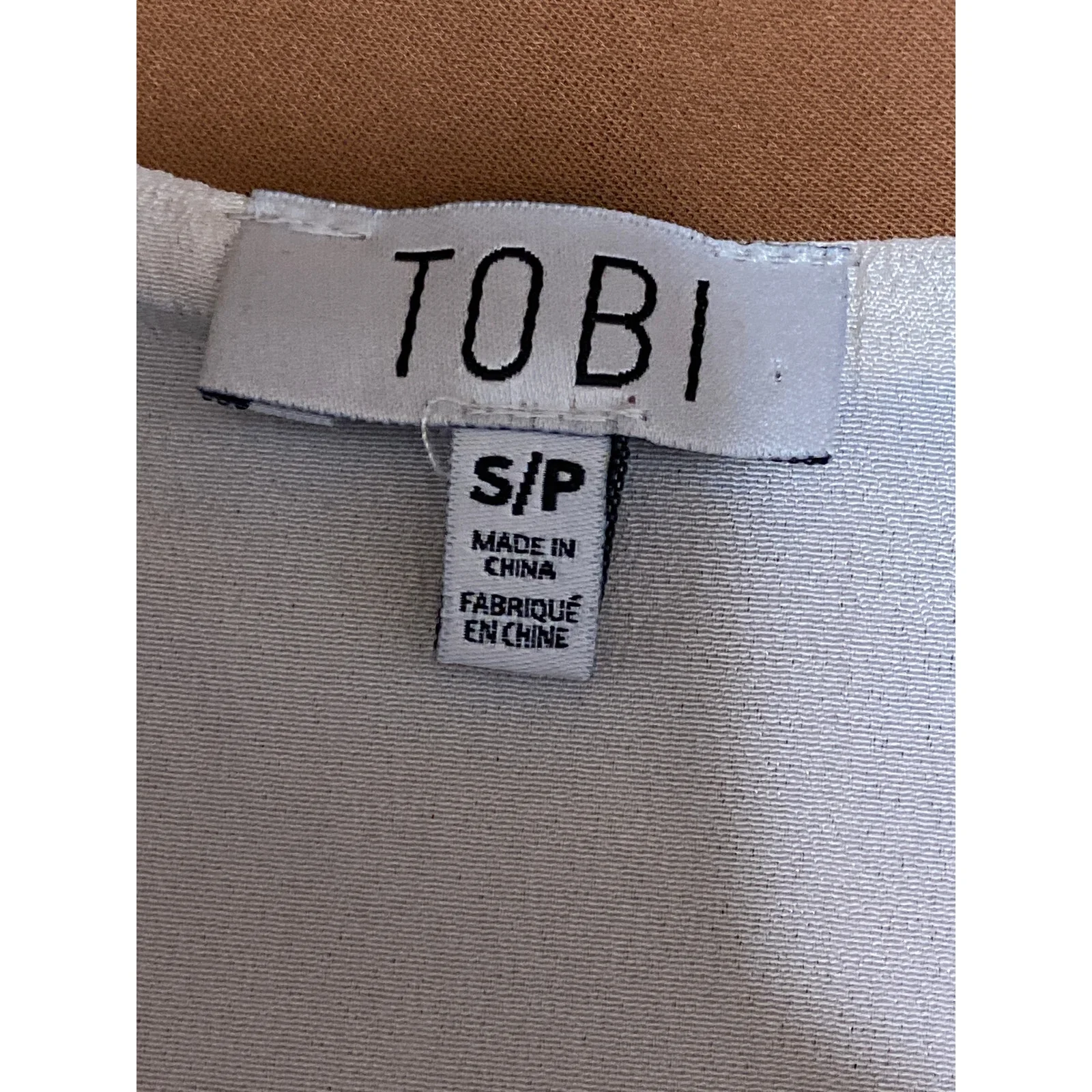 Tobi Women's Brown High Rise Minimalist Sports Mini Skater Flare A-Line Skirt S - Image 6