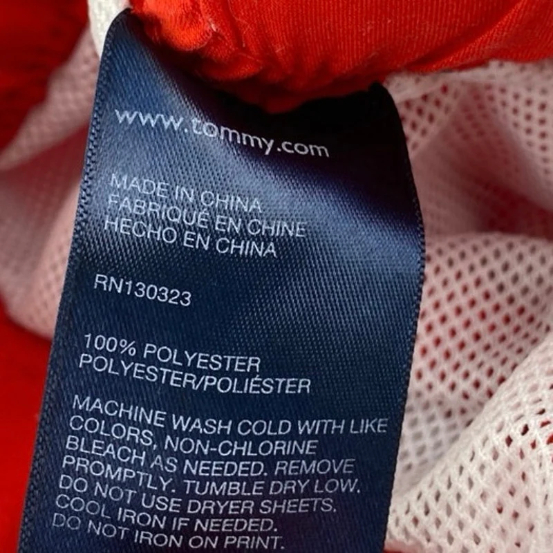 Tommy Hilfiger Kids Boys Red Logo Drawstring Casual Lounge Sweat Shorts Size XL - Image 5