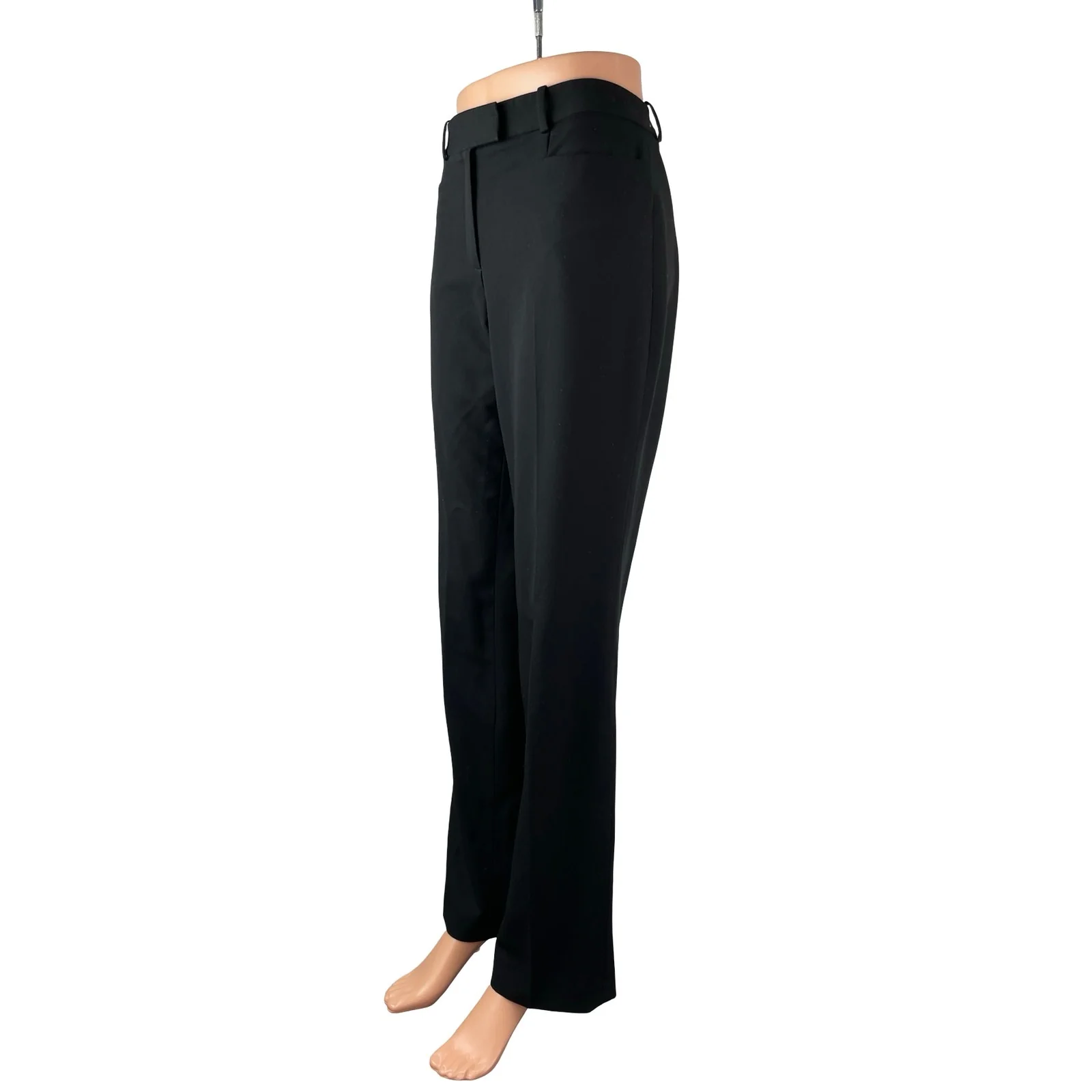 Tommy Hilfiger Men's Black High Waisted Straight Leg Trousers Dress Pants Size M - Image 2