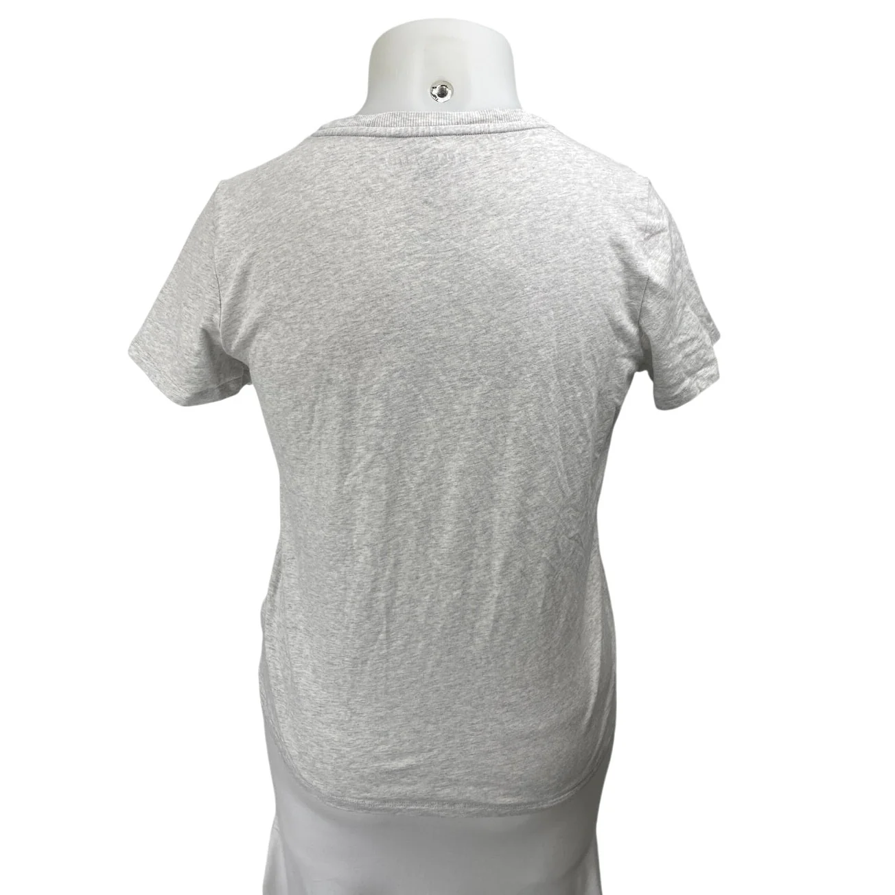 Tommy Hilfiger Sport Women's Gray Knit Short Sleeve Crew Neck Tee T-Shirt Top XL - Image 2