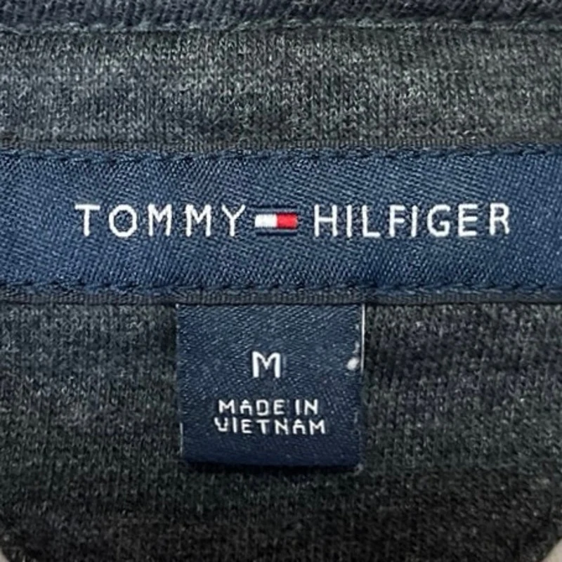 Tommy Hilfiger Unisex Gray Long Sleeve Zipper Casual Sweatshirt Hoodie Jacket M - Image 5