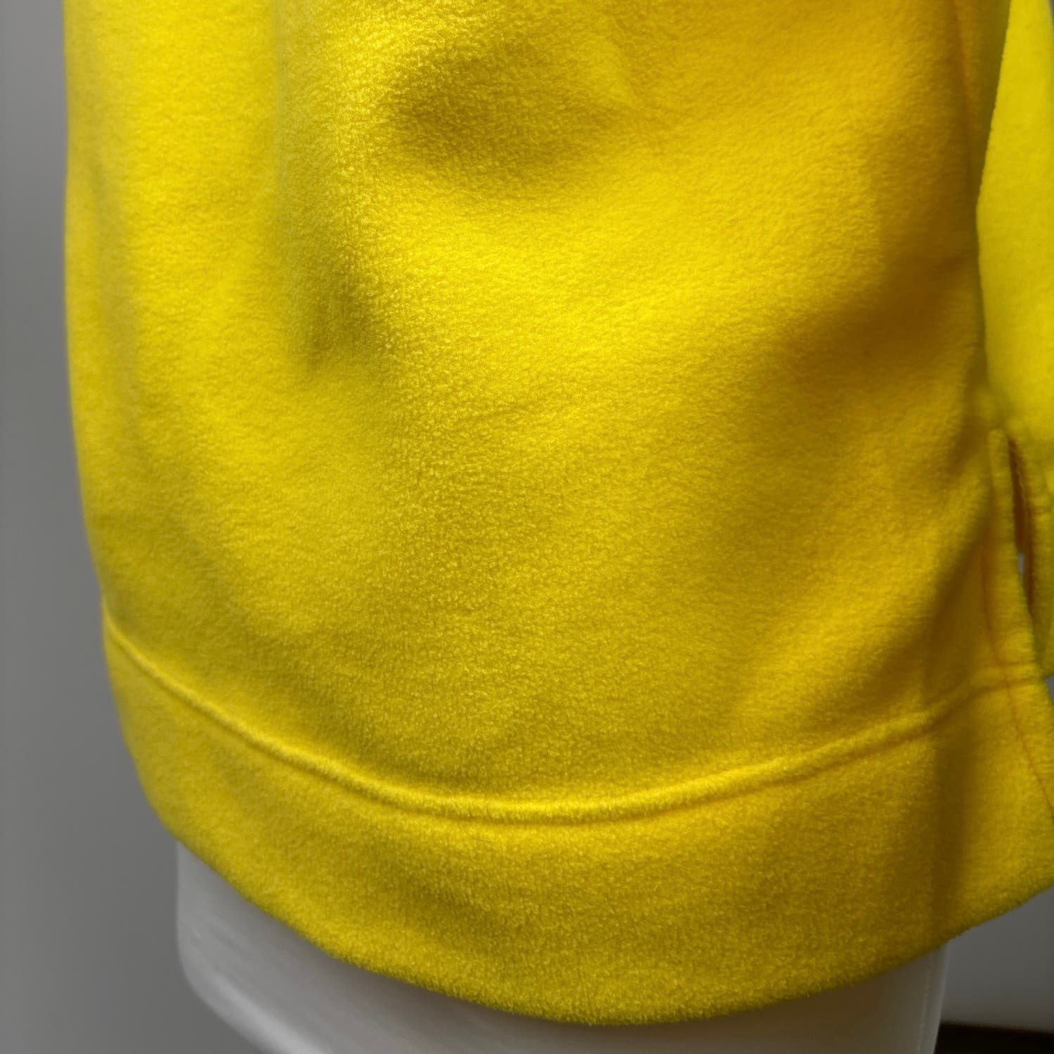 Tommy Hilfiger Womens Yellow Terry Fleece Turtleneck Long Sleeve Sweater Size S - Image 5