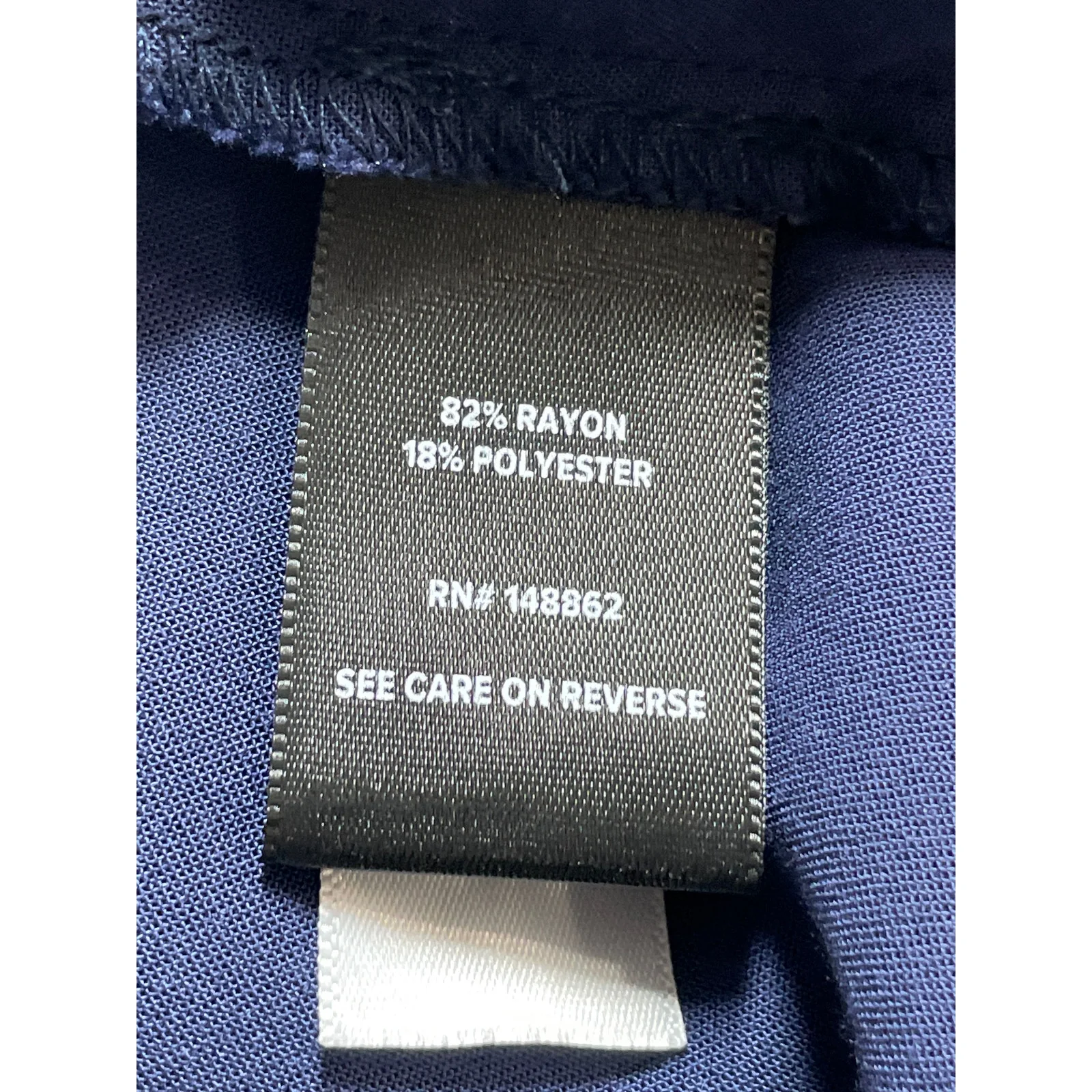 Torrid Harper Women Navy Blue V Neck Pocket Long Sleeve Shirt Blouse Top Sz 3X - Image 6