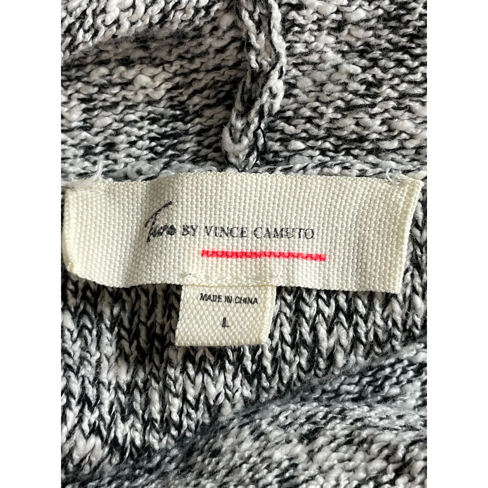 Two by Vince Camuto Heather Gray Cowl Neck Sleeveless Sweater Mini Dress Size L - Image 5