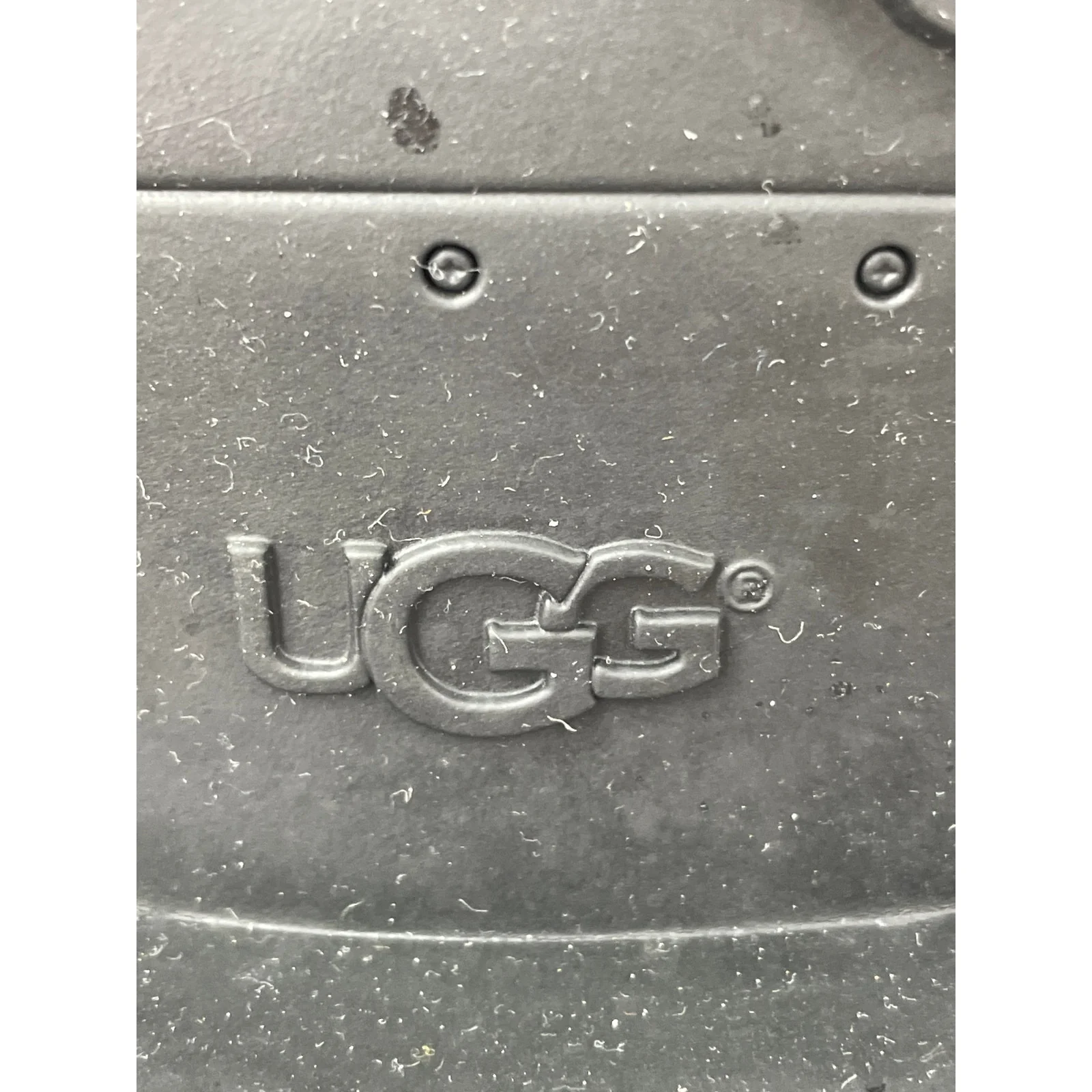 UGG Aldon Womens Black Sherpa Leather Buckle Strap Winter Snow Ankle Boots 8.5 - Image 9