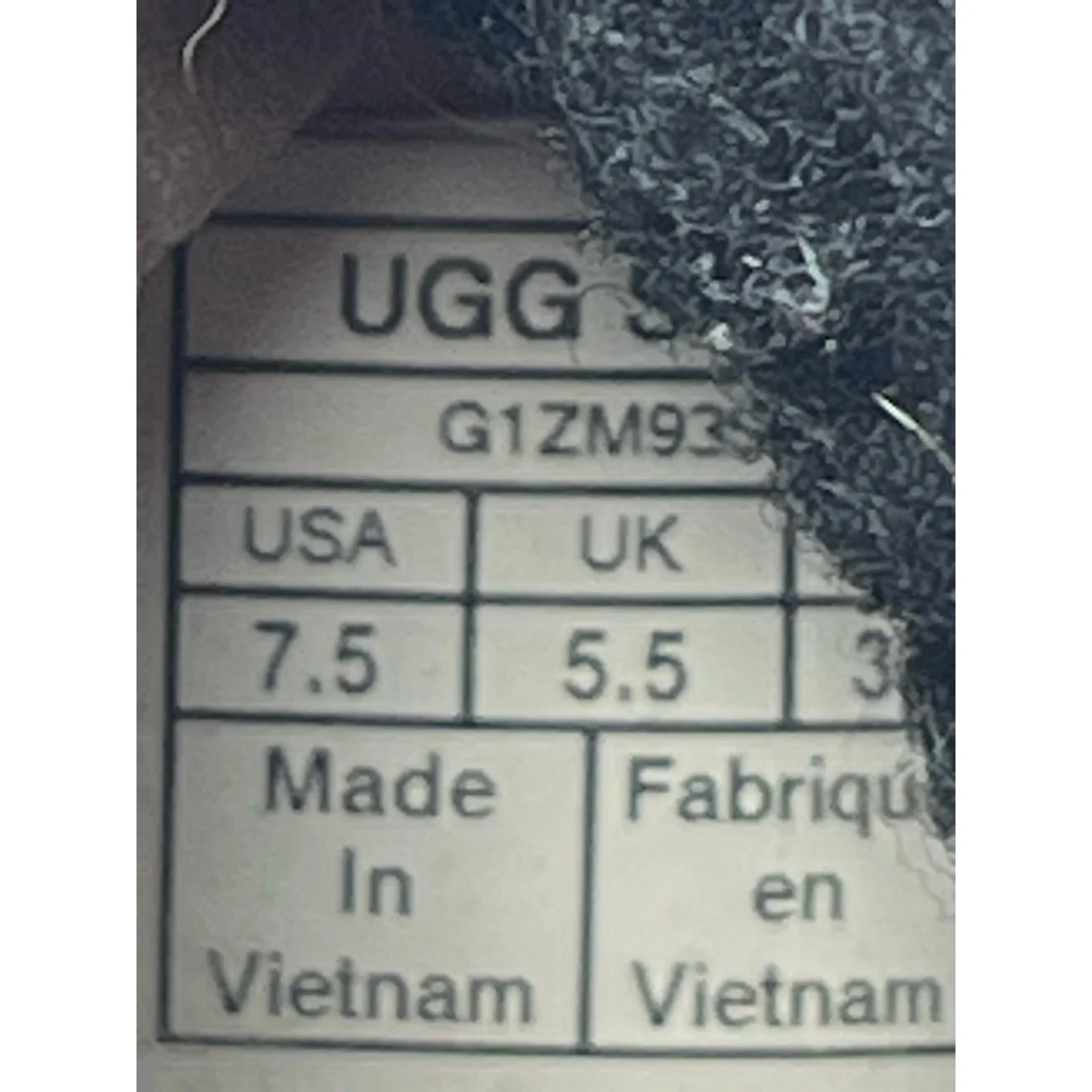 UGG Lynus Women's Black Suede Sheepskin Cuff Round Toe Sneakers Ankle Boots 7.5 - Image 9