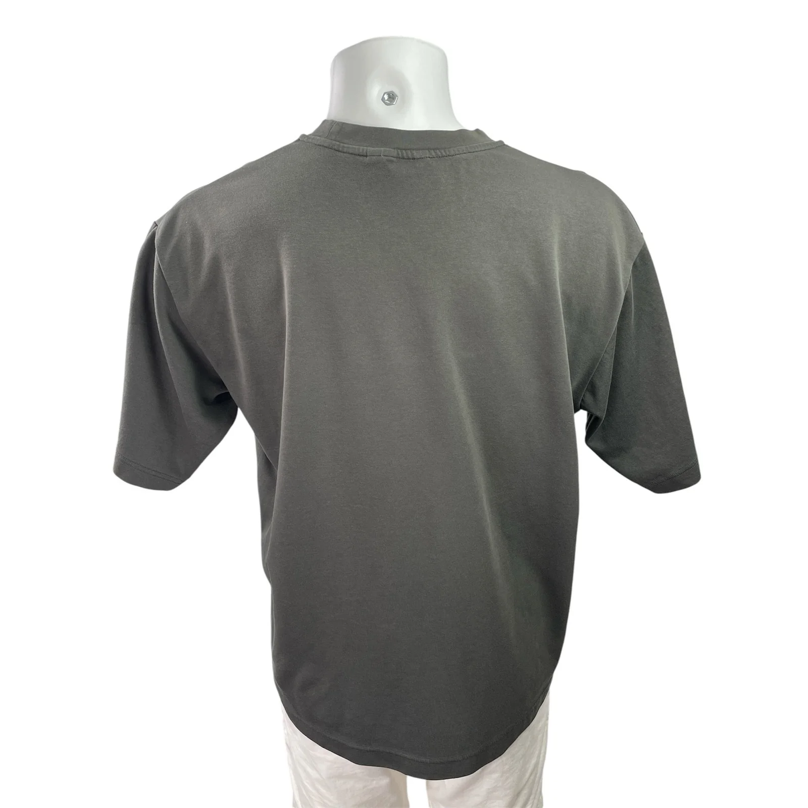 Uniqlo Airism Men's Gray Oversized Short Sleeve Crewneck T Shirt Tee Top Size L - Image 3