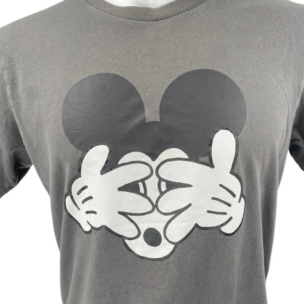 Uniqlo Geoff McFetridge Men's Black Disney Mickey Mouse T Shirt Tee Top Size M - Image 3