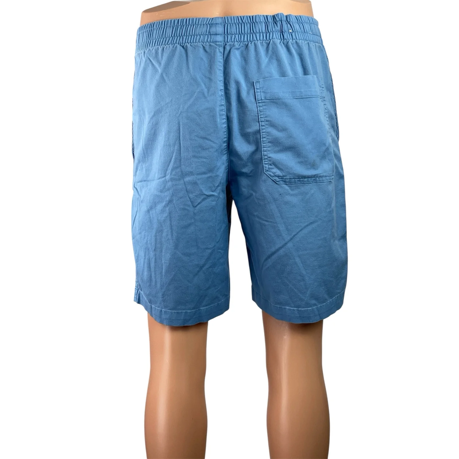 Uniqlo Men's Blue Drawstring Dry Stretch Easy Bermuda Casual Shorts Size 30 - Image 3
