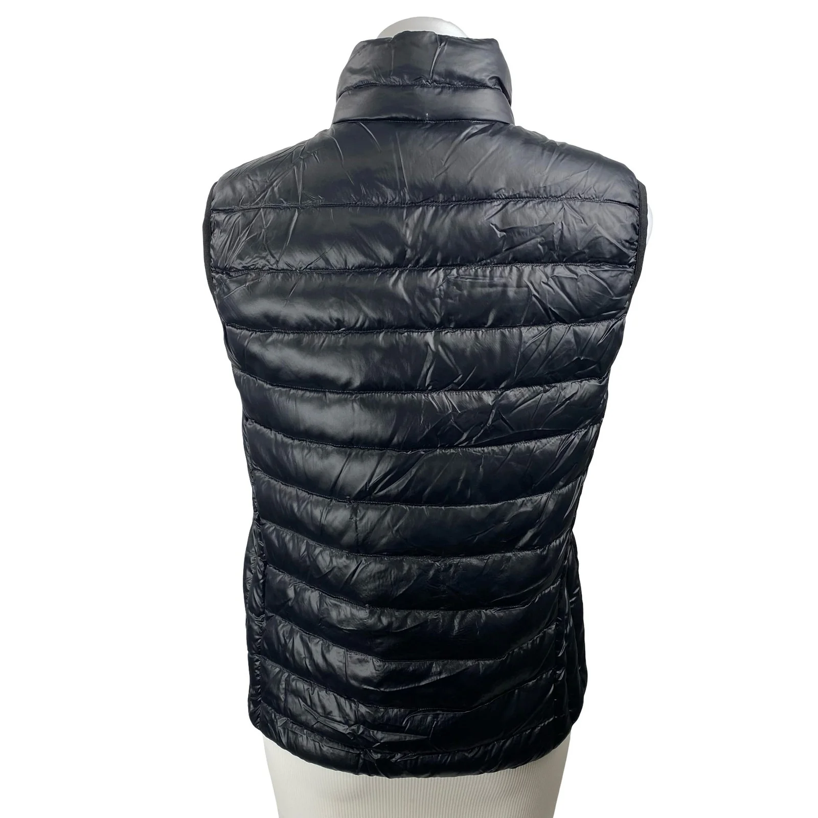 Uniqlo Ultra Light Down Black Quilted Warmer Gilet Sweater Vest Coat Jacket XS - Image 4