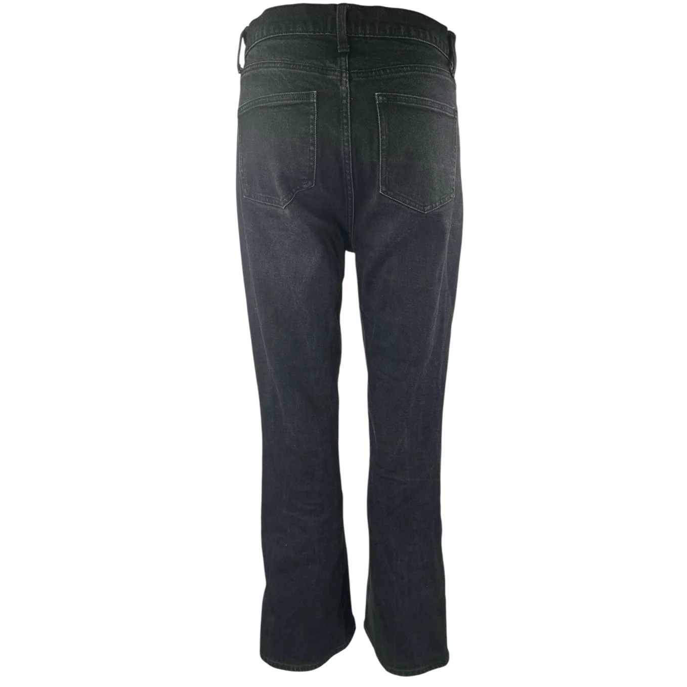 Uniqlo Women's Black High Waisted Flared Bootcut Leg Denim Jeans Pants Size 26 - Image 3
