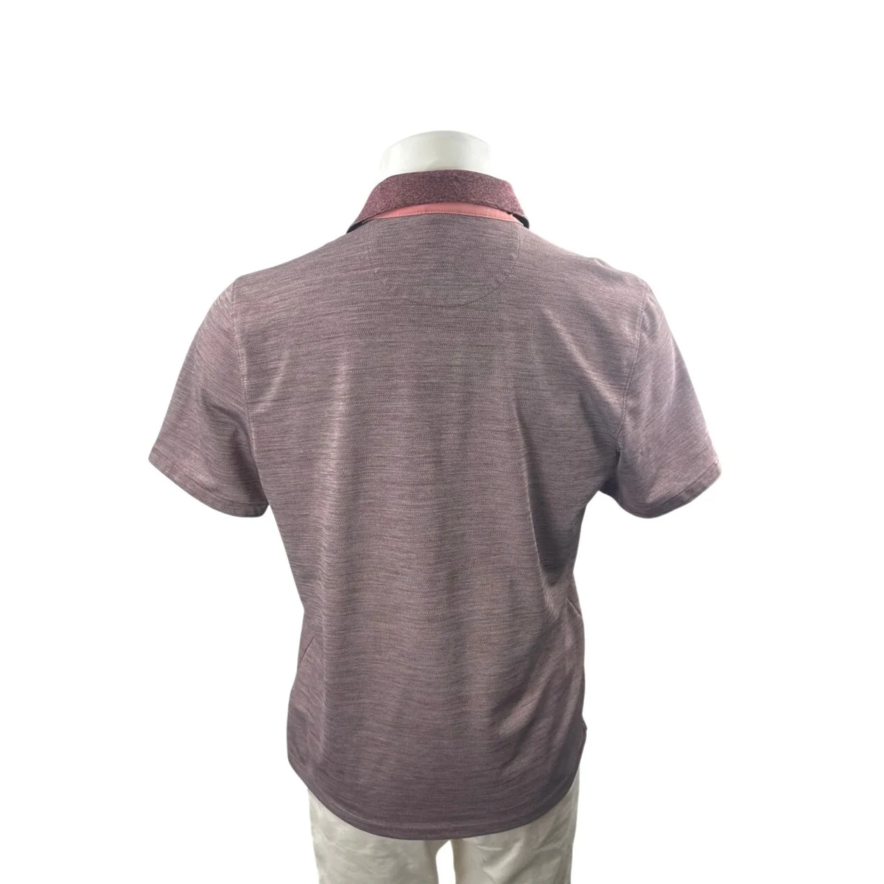 Untuckit Men's Purple Short Sleeve Collared Golf Tennis Polo Shirt Top Size M - Image 3
