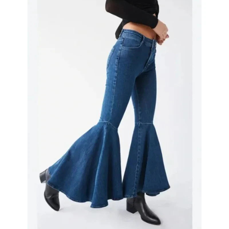 Urban Outfitters BDG Blue High Rise Flared Bootcut Bell Bottom Denim Jeans 29 - Image 3