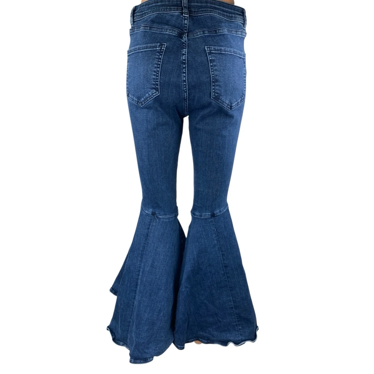 Urban Outfitters BDG Blue High Rise Flared Bootcut Bell Bottom Denim Jeans 29 - Image 4