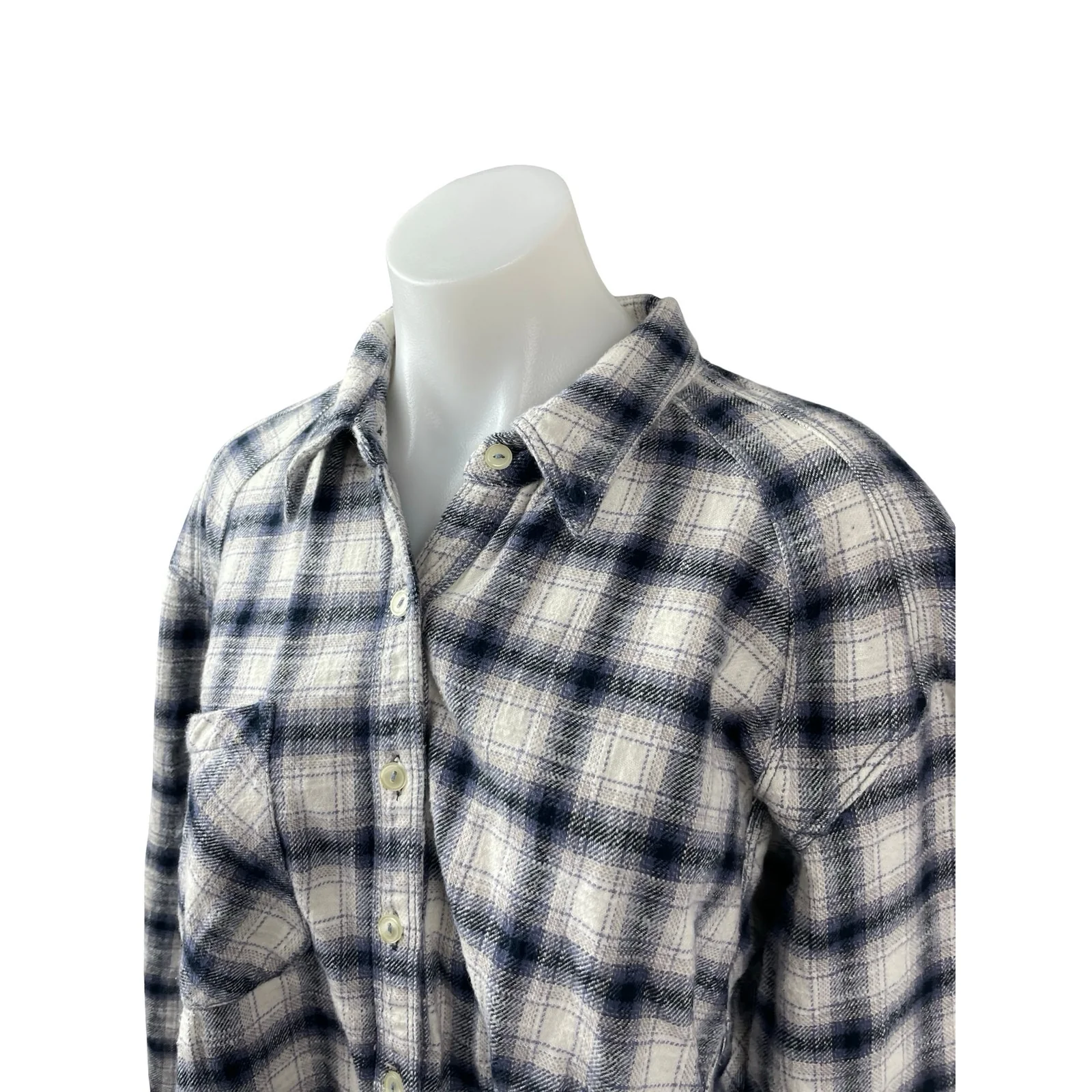 Urban Outfitters BDG Brixton Check Flannel Long Sleeve Button Down Shirt Top M - Image 3
