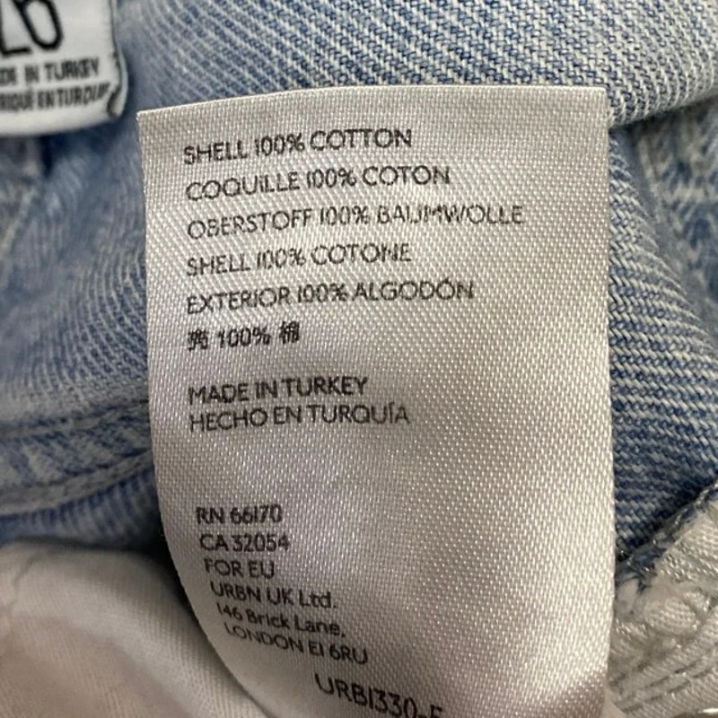 Urban Outfitters BDG Carrot Blue High Rise Tapered Baggy Denim Jeans Size 26 - Image 5