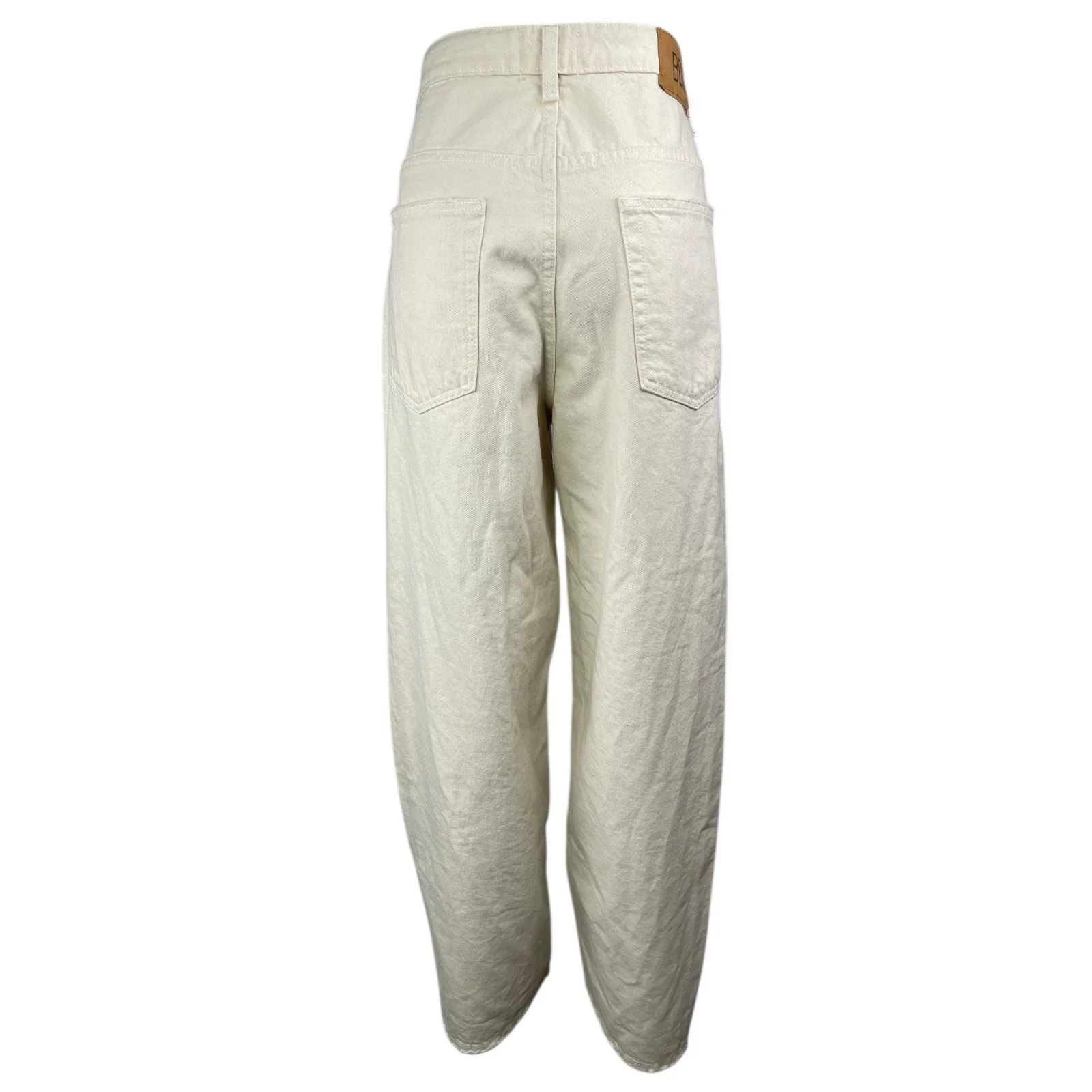 Urban Outfitters BDG Women's White High Rise Baggy Wide Leg Trousers Pants Sz 32 - Image 2