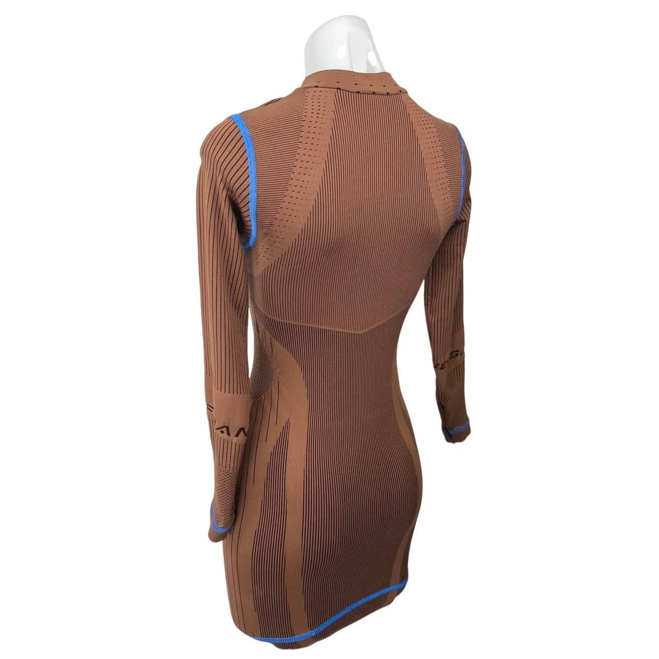 Urban Outfitters iets Frans Brown Seamless Long Sleeve Bodycon Sweater Dress XS - Image 2