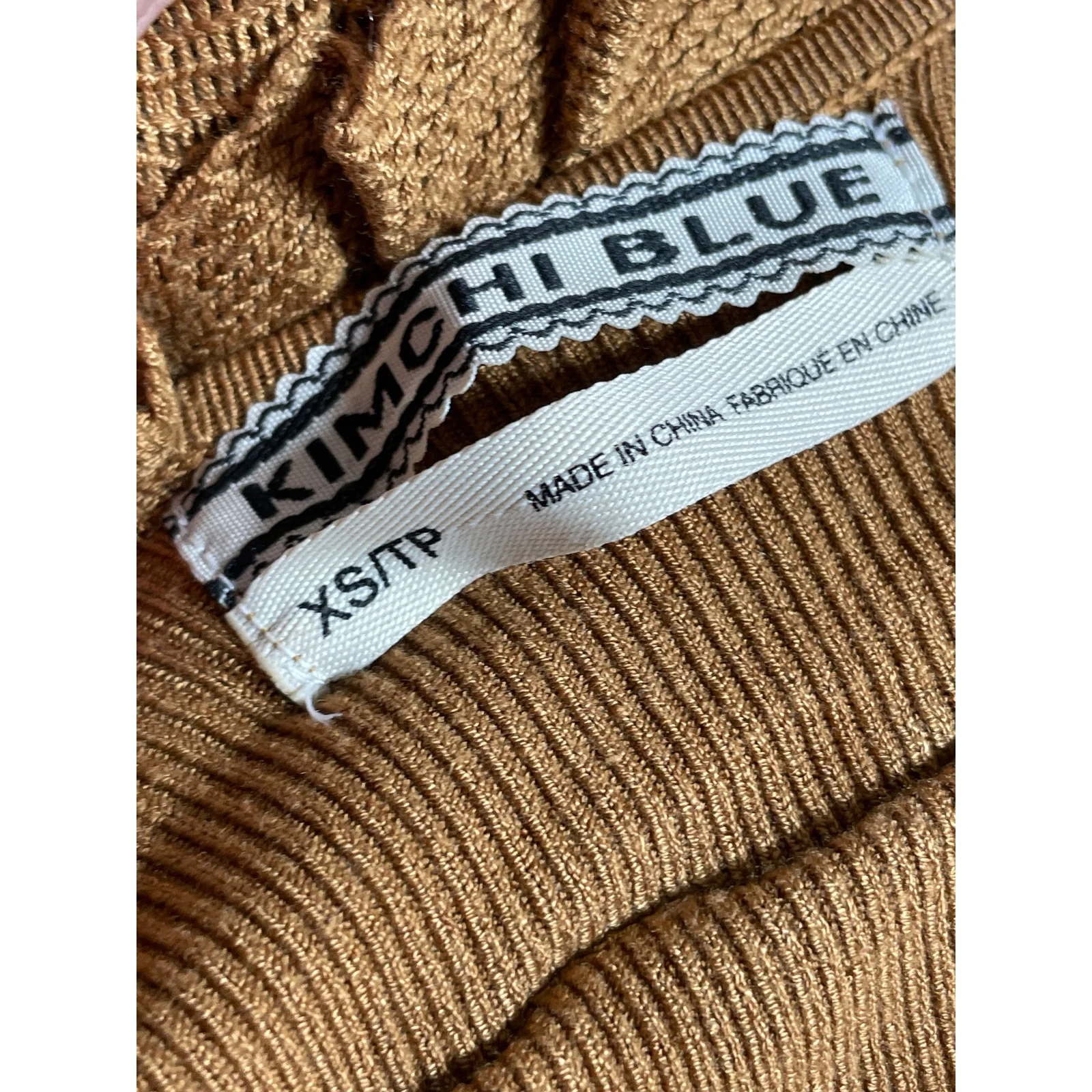 Urban Outfitters Kimchi Blue Callie Ruffle Brown Sleeveless Sweater Tank Top XS - Image 5
