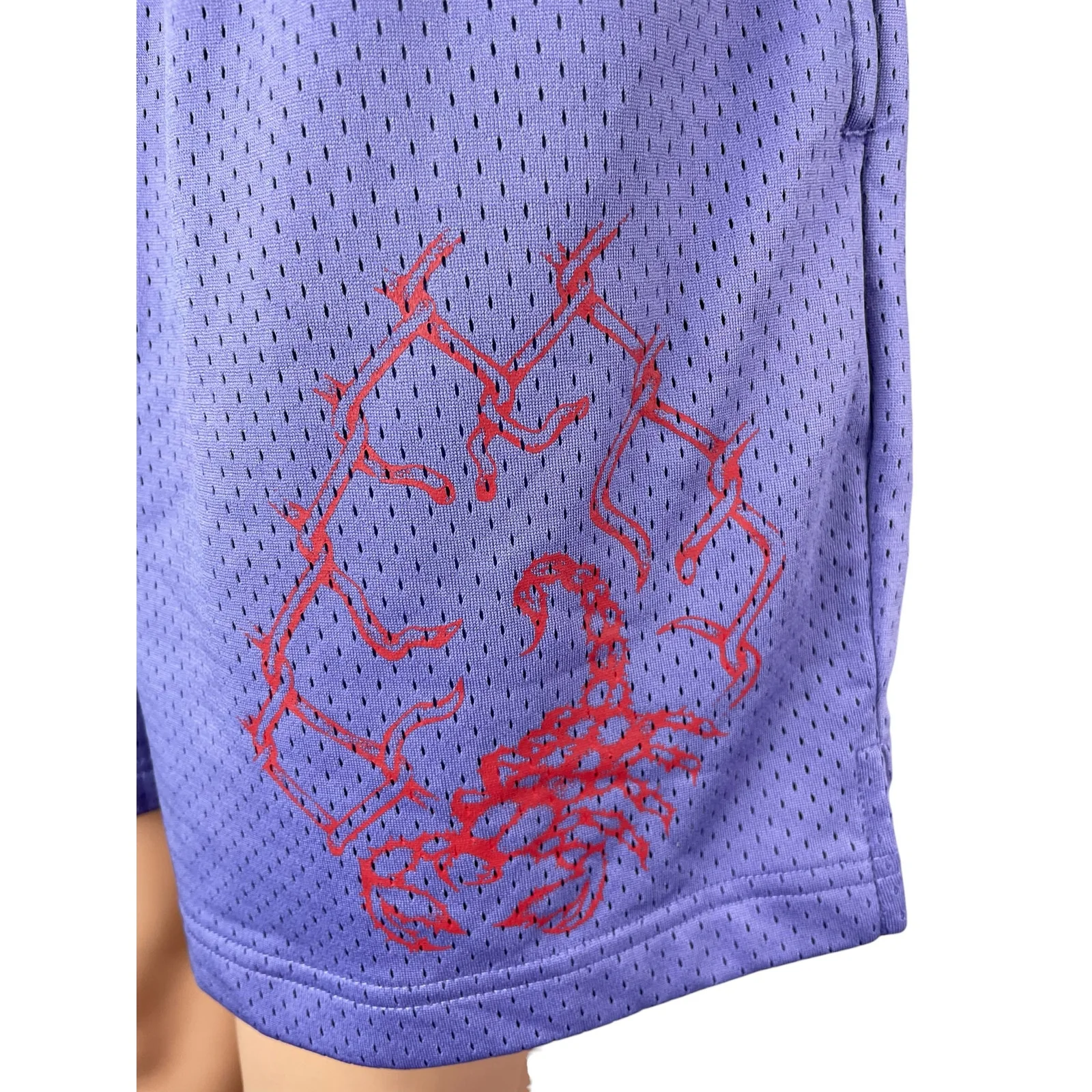 Urban Outfitters Purple Elastic Waist Athletic Activewear Basketball Shorts Sz M - Image 4